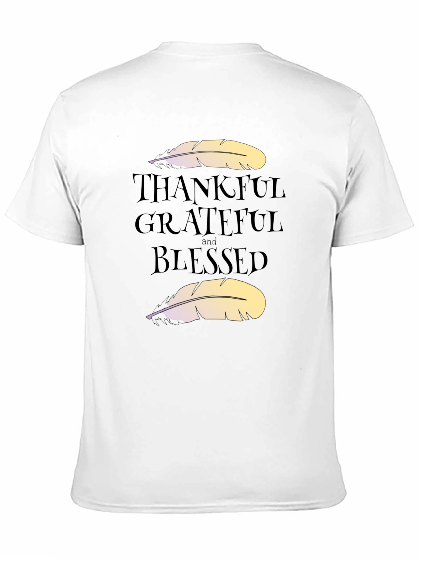 Thankful Grateful Blessed Graphic Tee