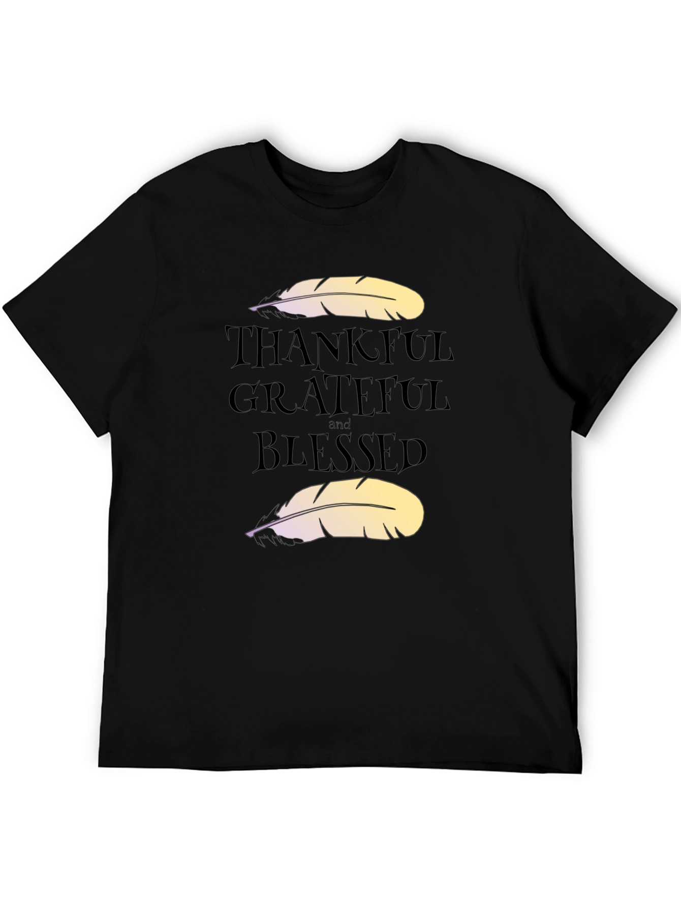 Thankful Grateful Blessed Graphic Tee