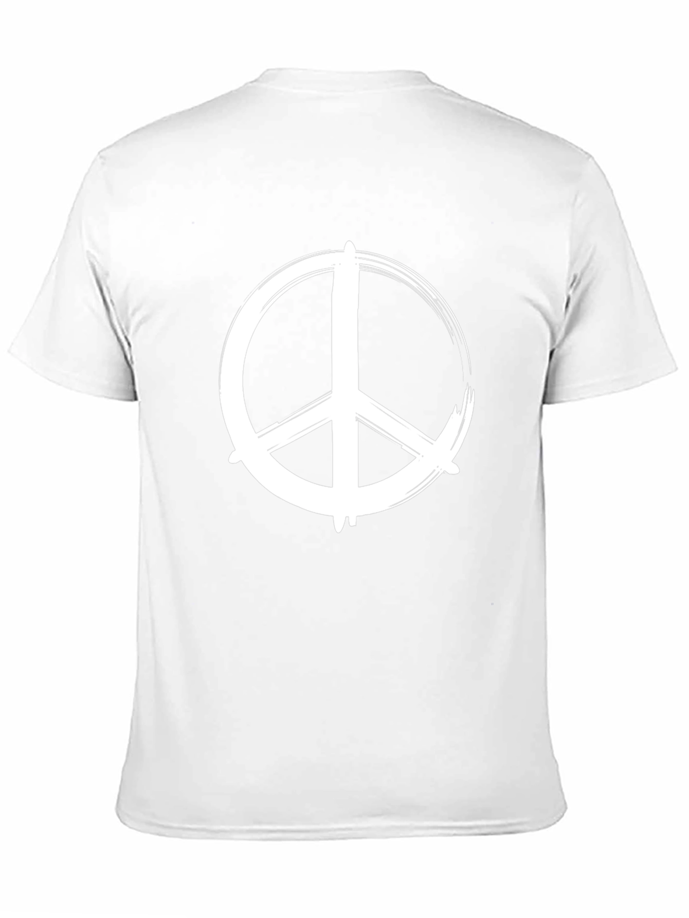 Peace Sign Graphic Tee - Stylish Black T-Shirt
