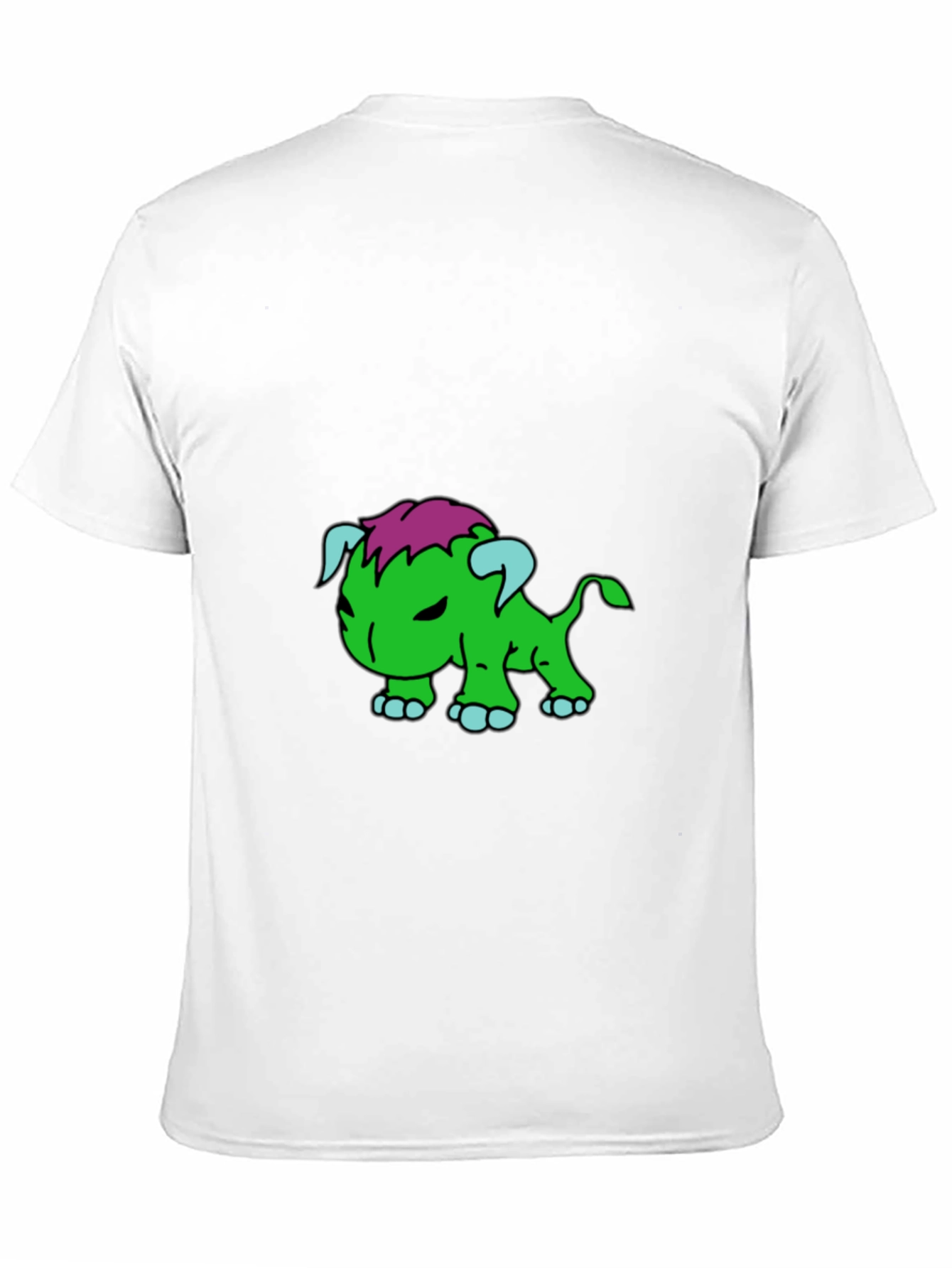 Cartoon Monster Graphic Black T-Shirt