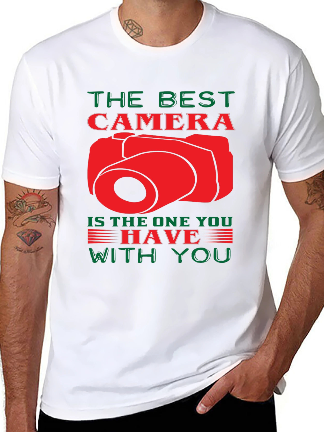 The Best Camera T-Shirt - Photographer Gift