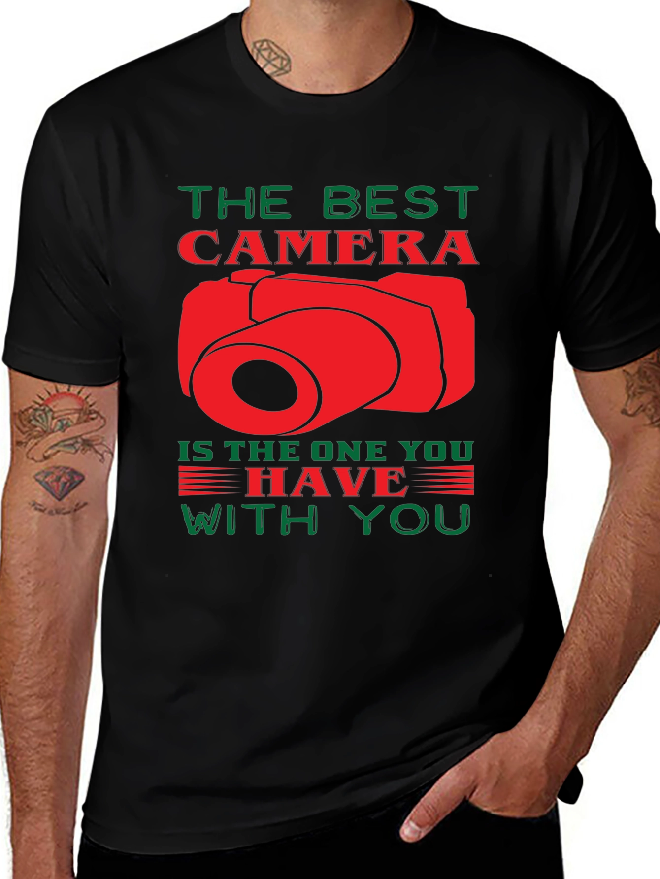 The Best Camera T-Shirt - Photographer Gift