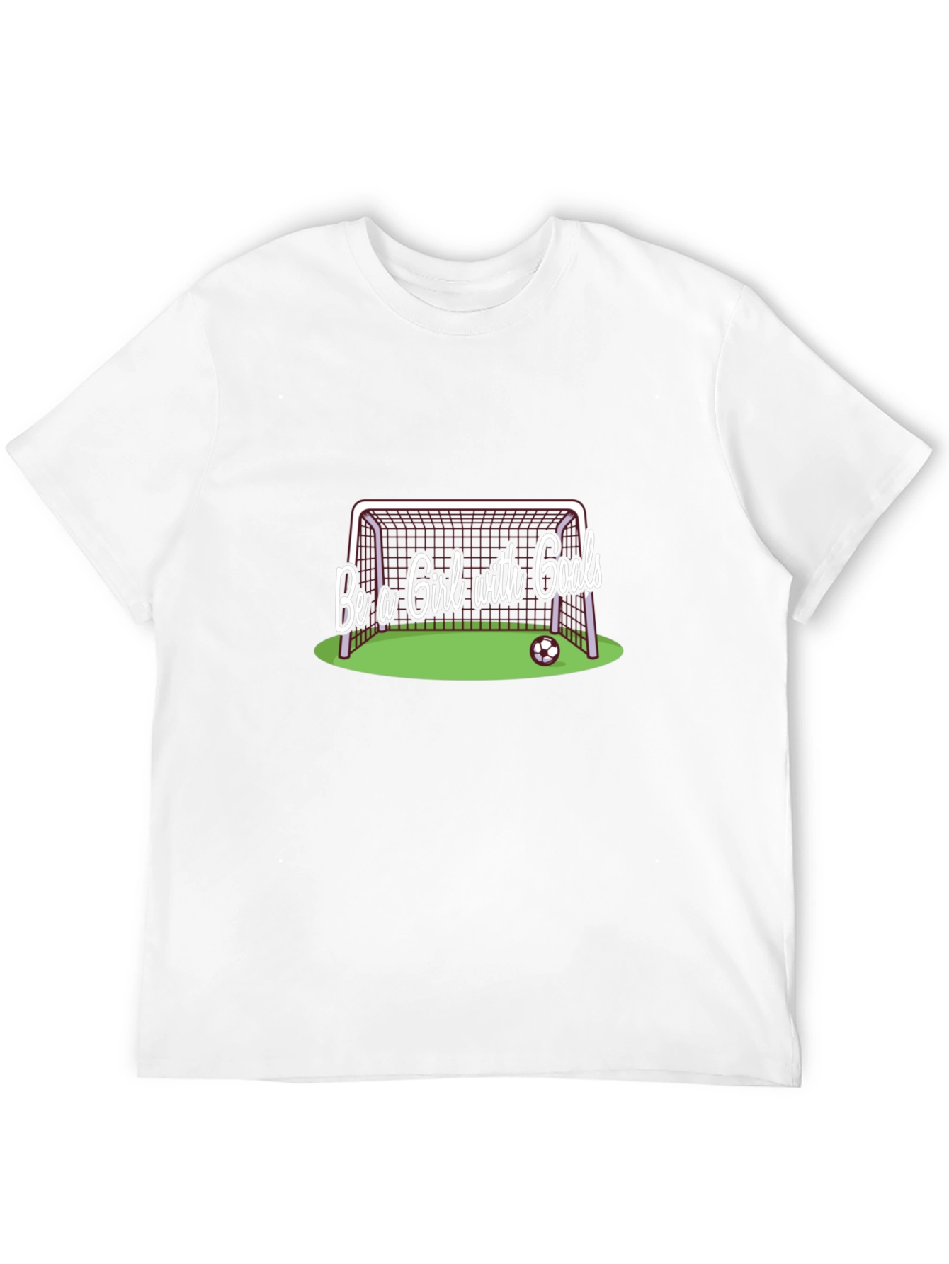 Be a Girl with Goals Black Graphic Tee