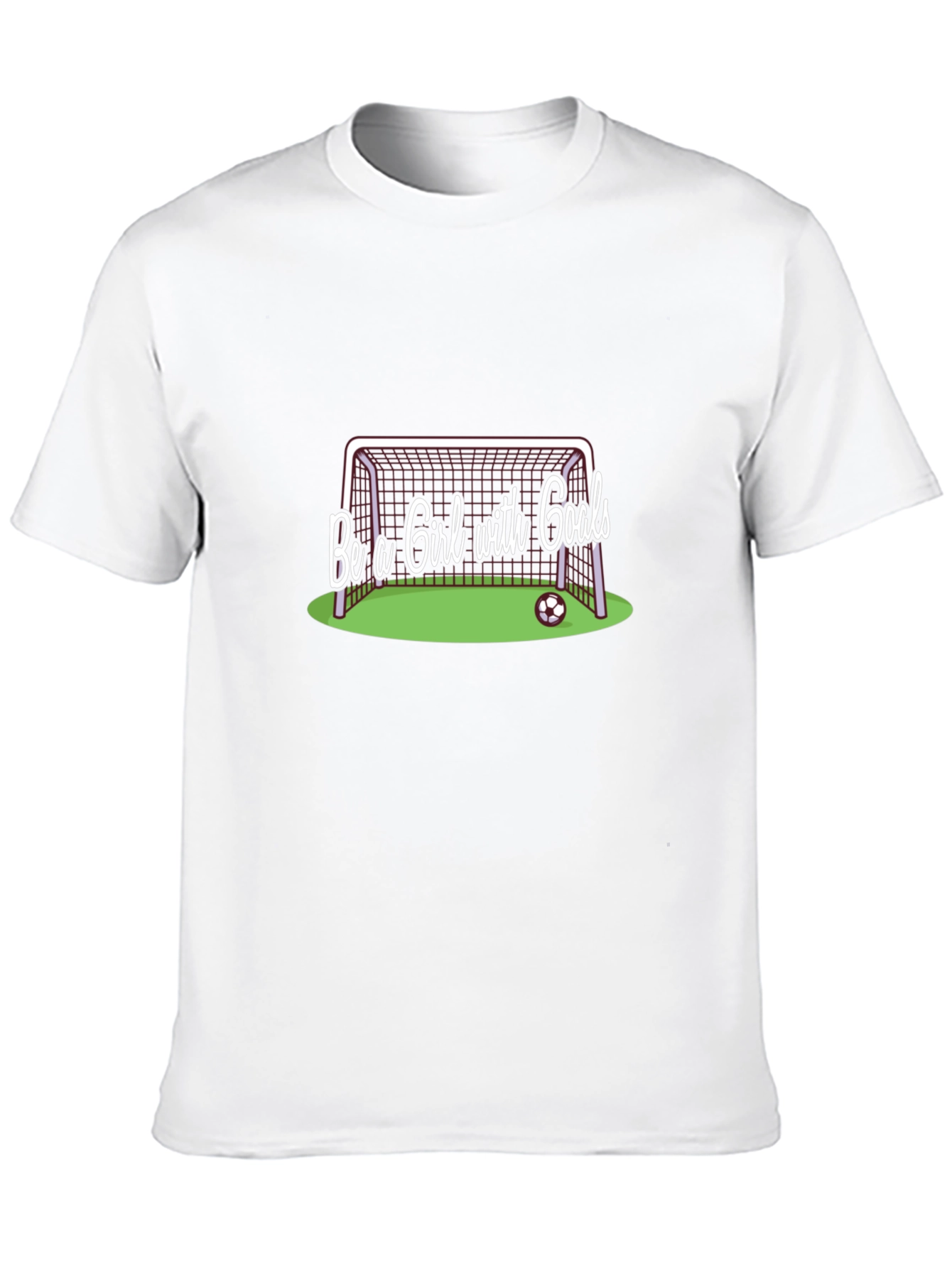 Be a Girl with Goals Black Graphic Tee