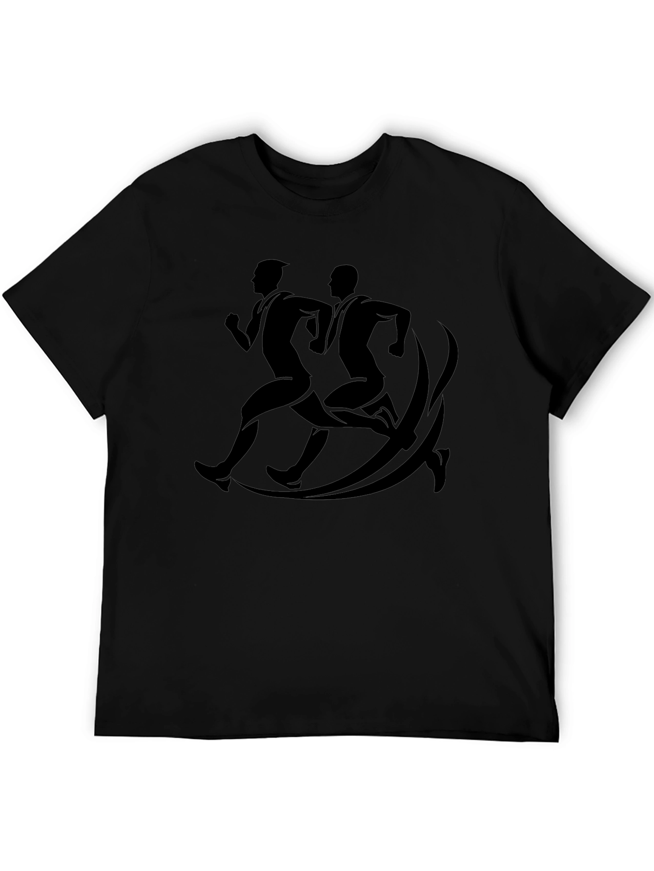 Black Running Silhouette T-Shirt