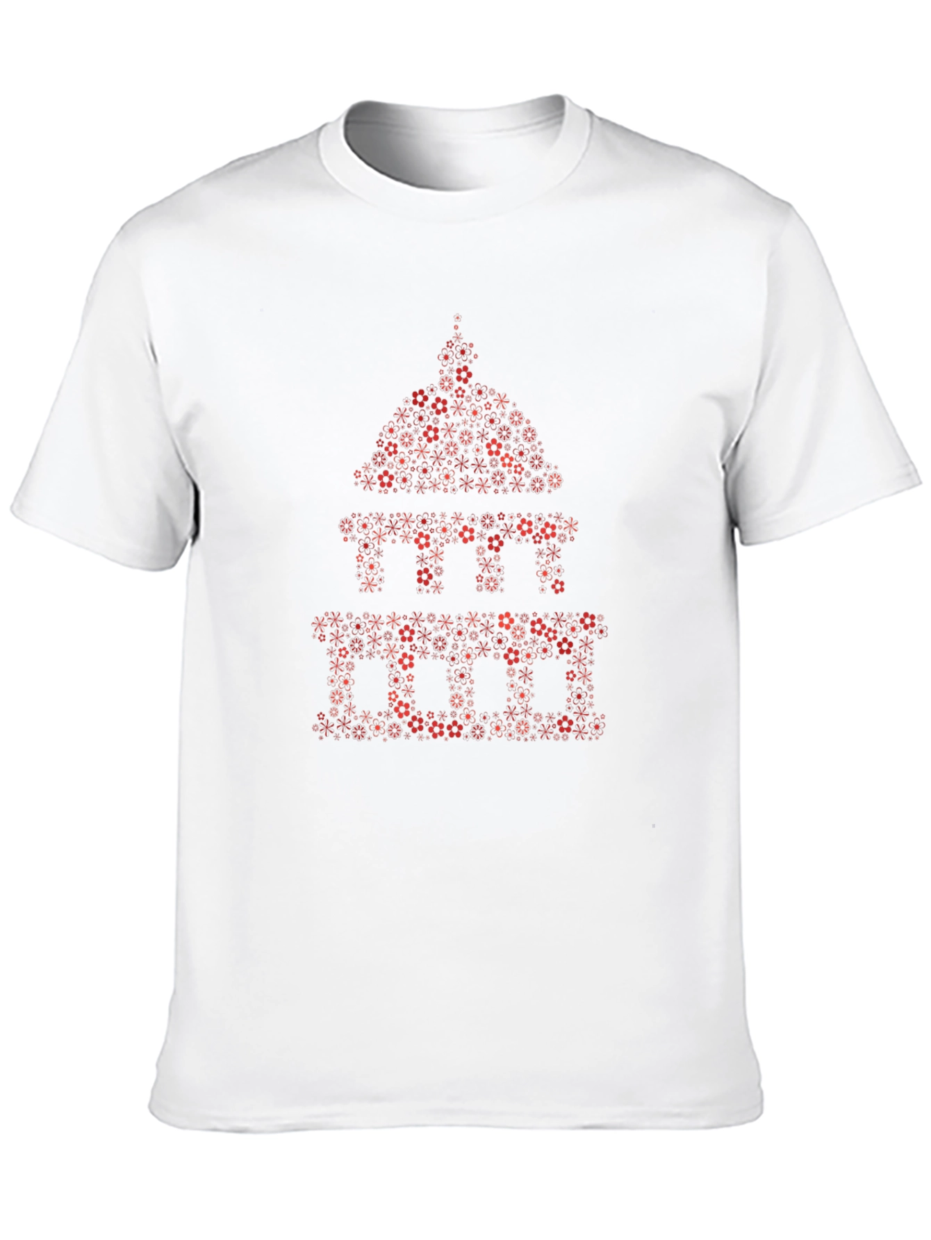 Floral Capitol Building Graphic Tee
