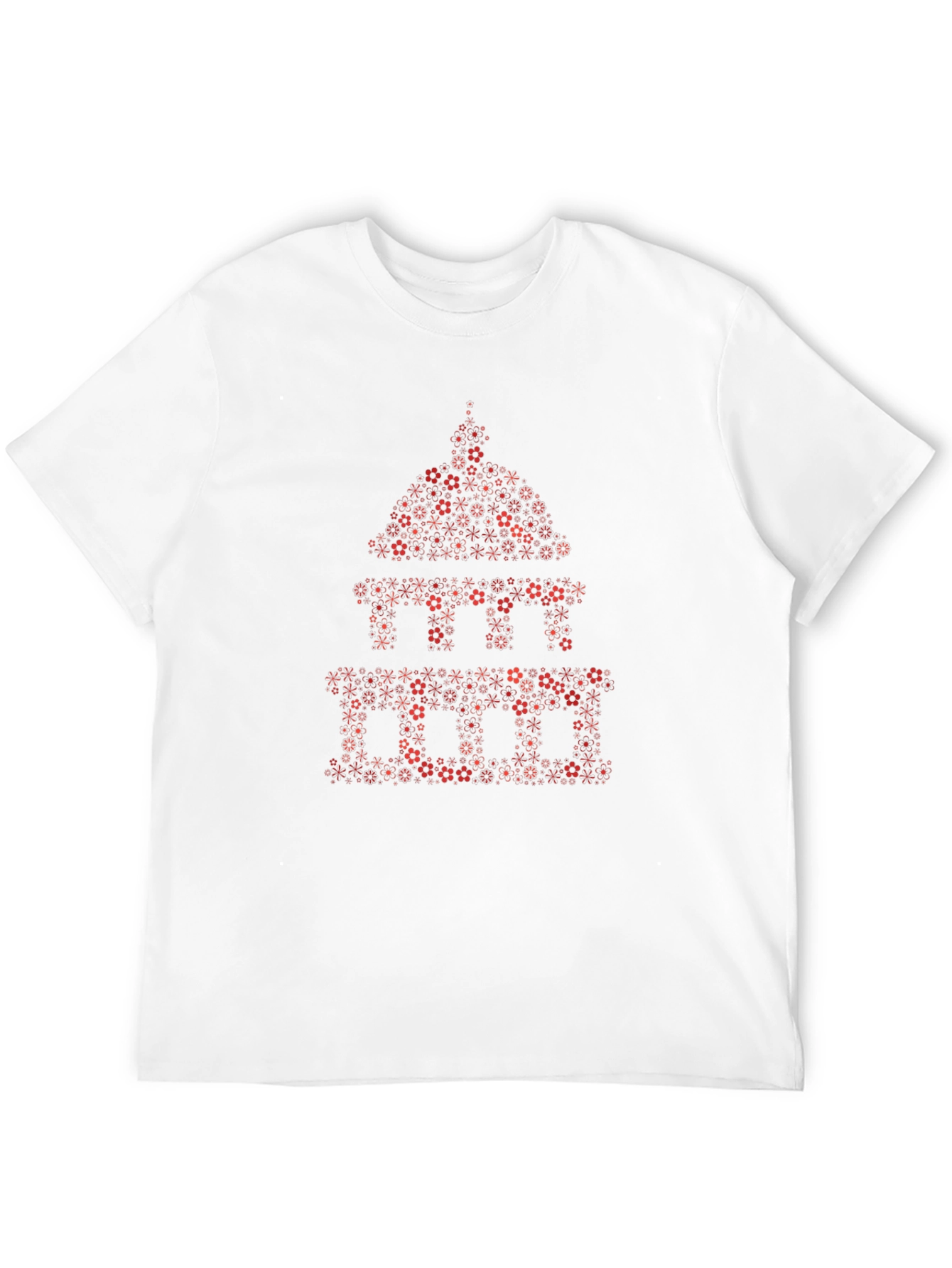 Floral Capitol Building Graphic Tee