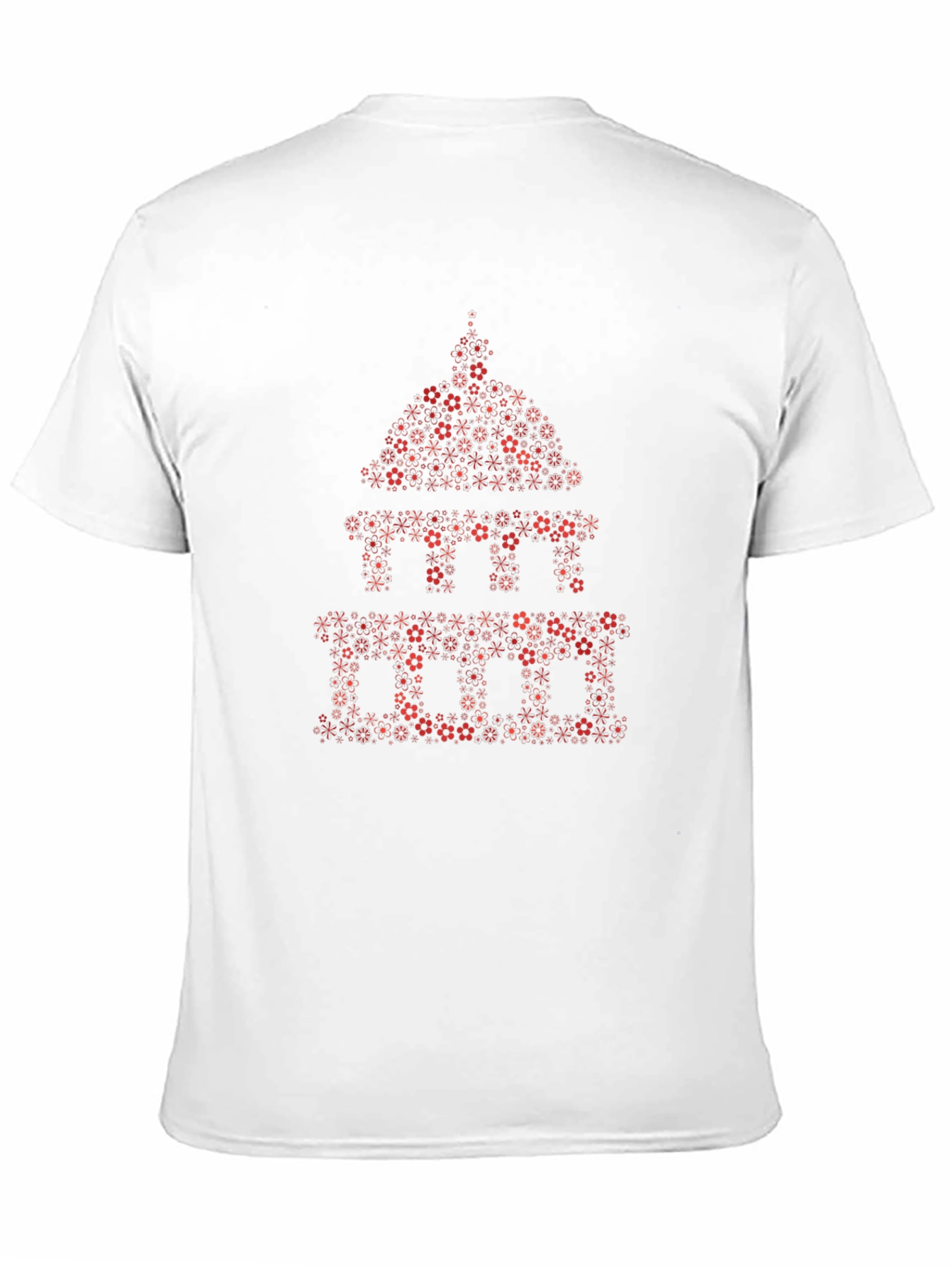 Floral Capitol Building Graphic Tee
