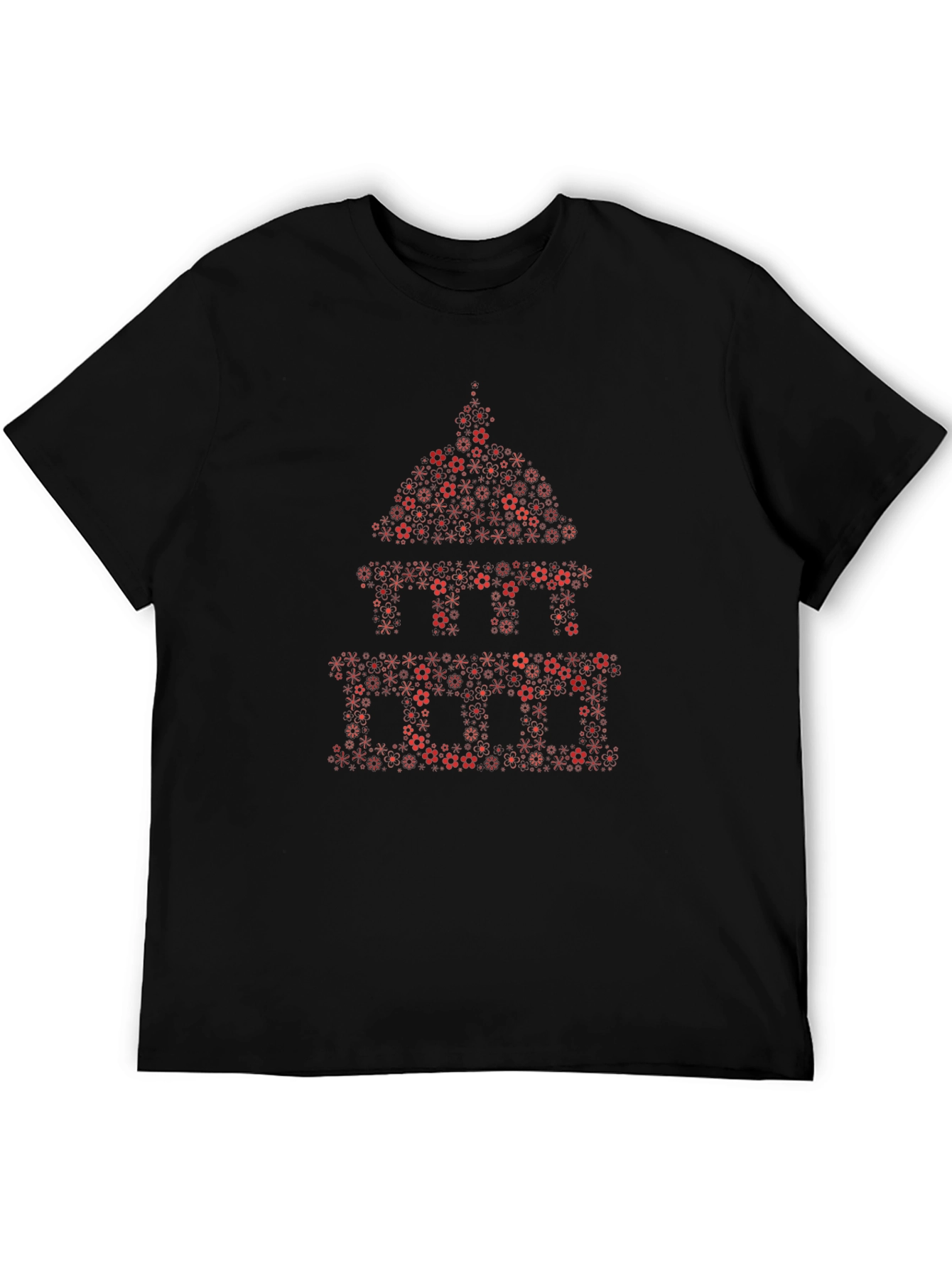 Floral Capitol Building Graphic Tee