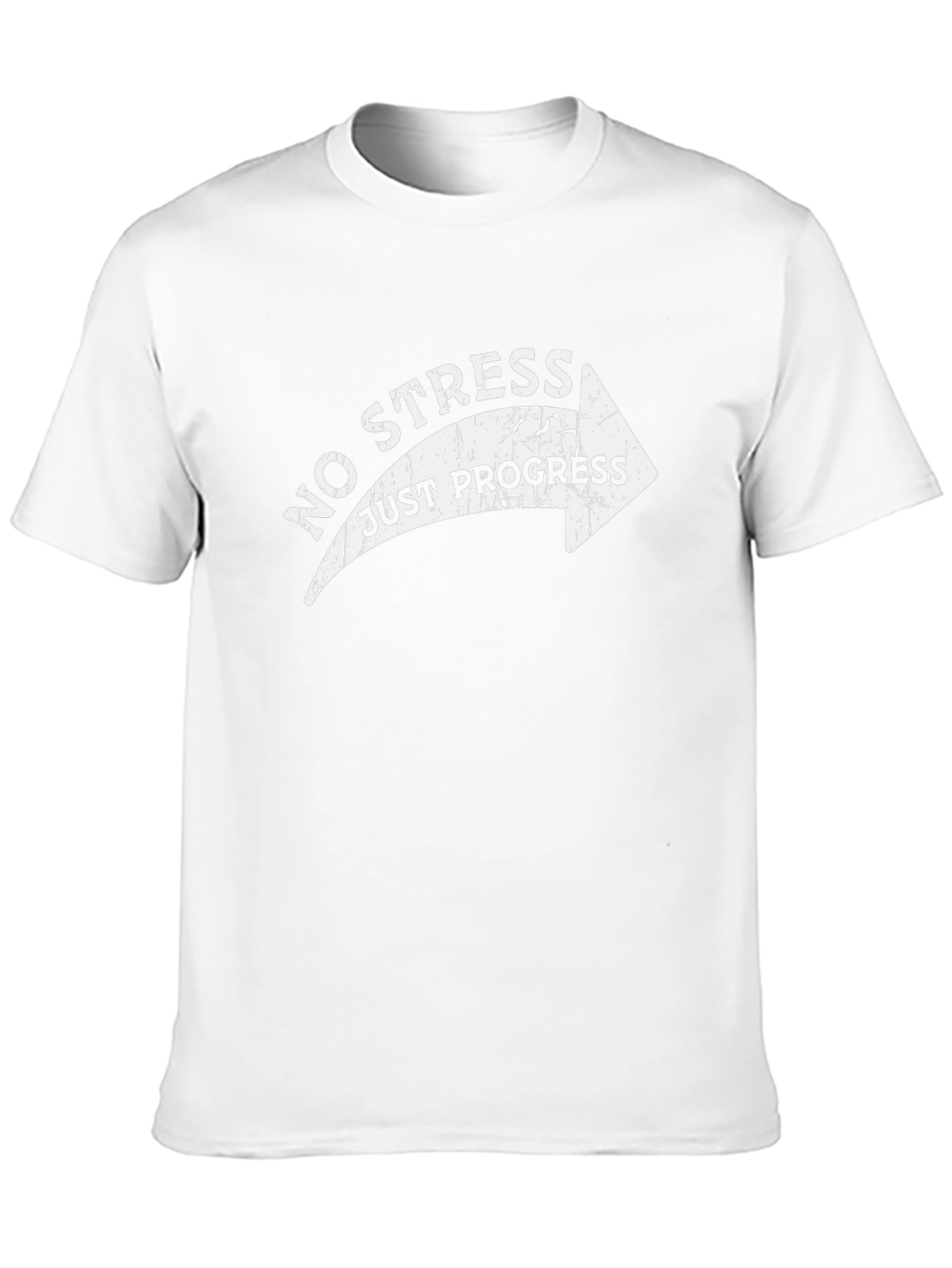 No Stress Just Progress Arrow Graphic Tee