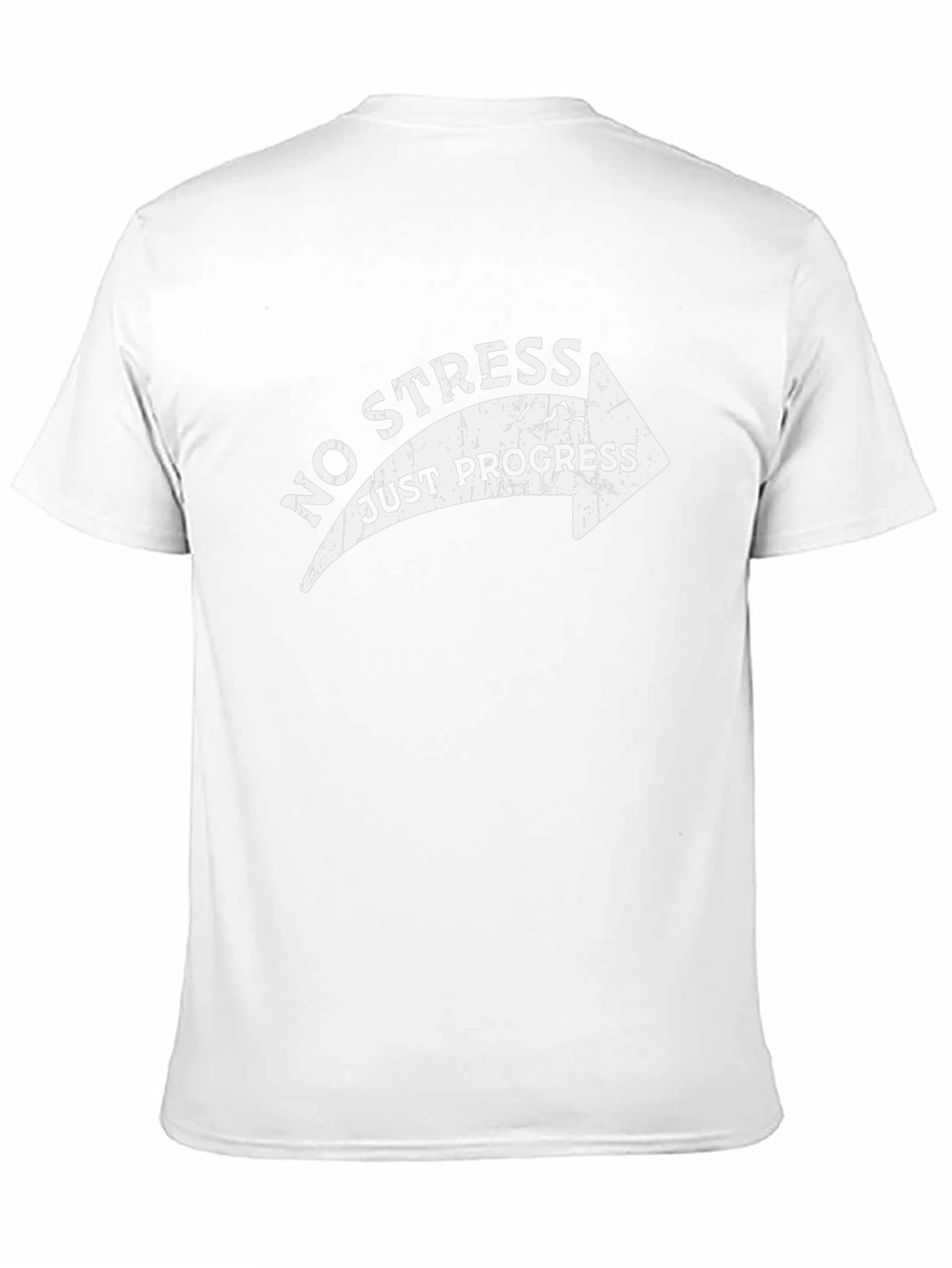 No Stress Just Progress Arrow Graphic Tee