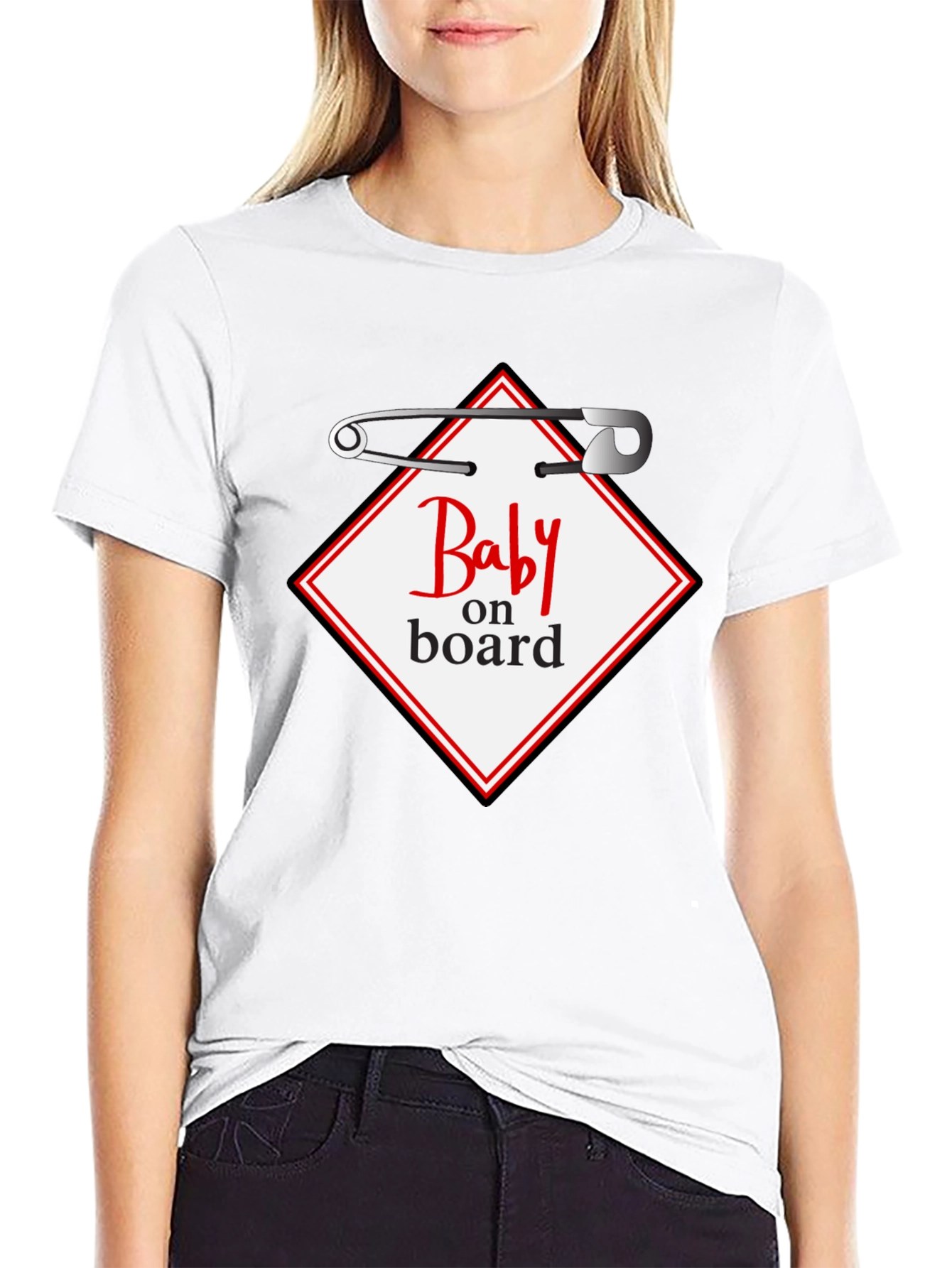 Baby on Board T-Shirt - Pregnancy Announcement Tee