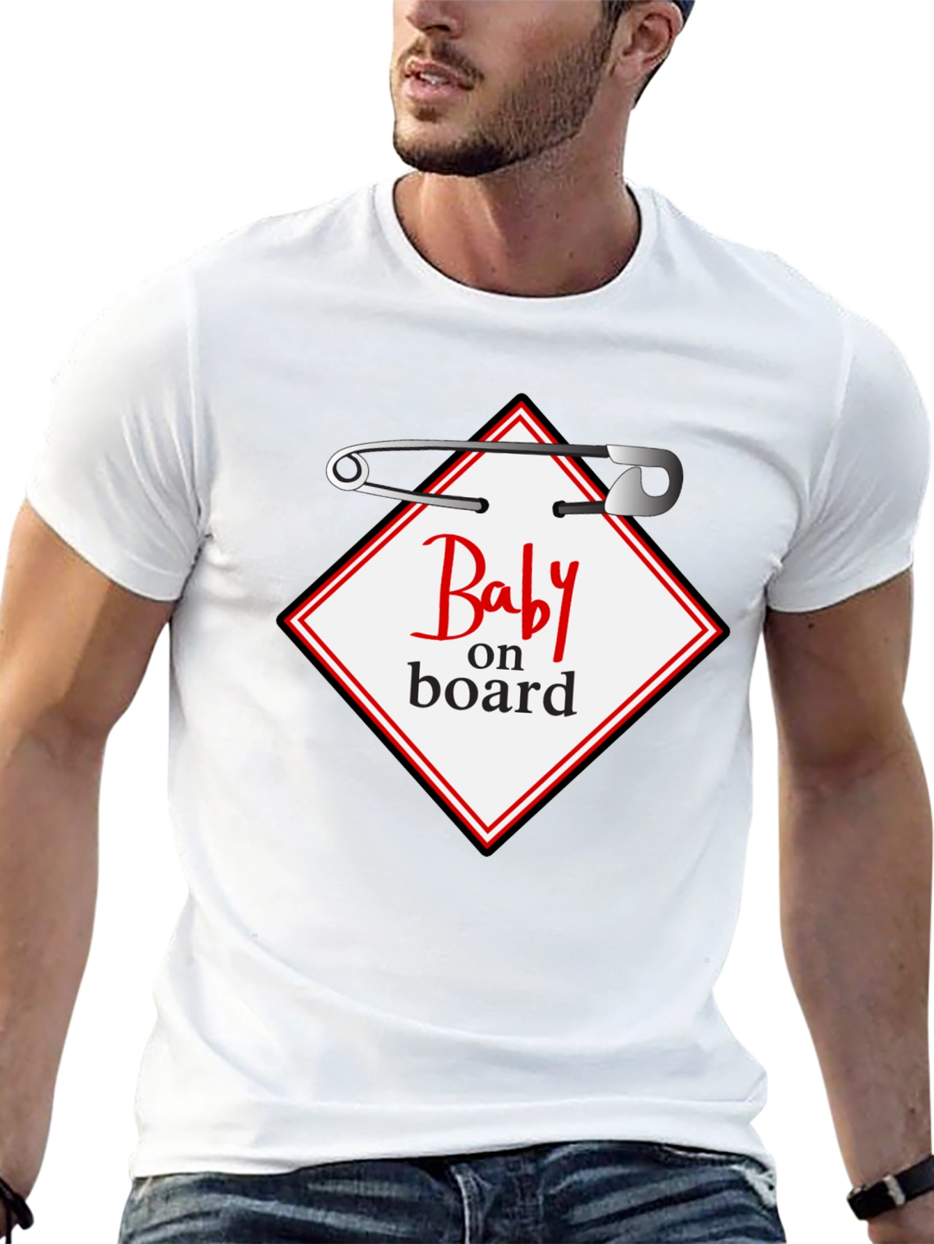 Baby on Board T-Shirt - Pregnancy Announcement Tee