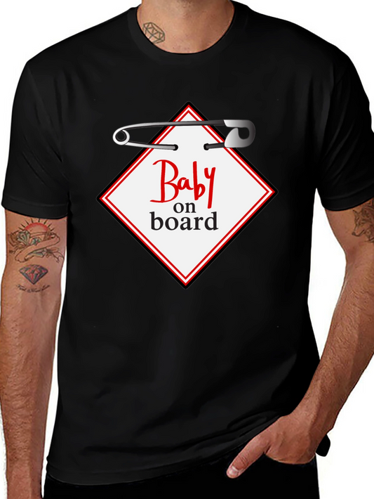 Baby on Board T-Shirt - Pregnancy Announcement Tee