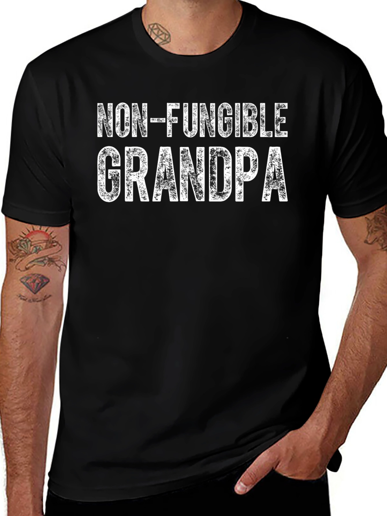 Non-Fungible Grandpa T-Shirt - Unique Grandfather Gift