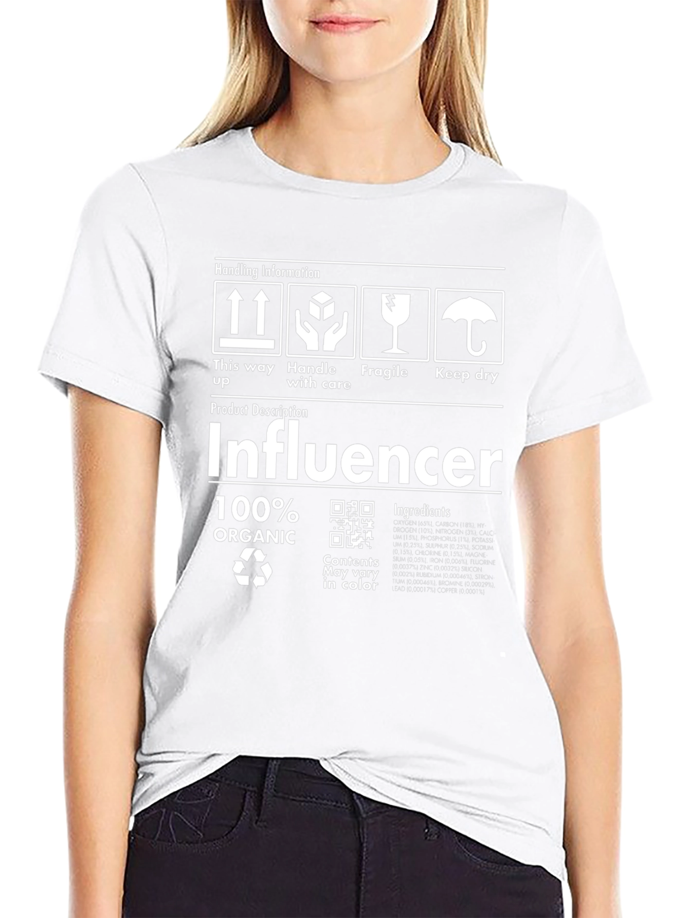 Influencer 100% Organic Graphic T-Shirt