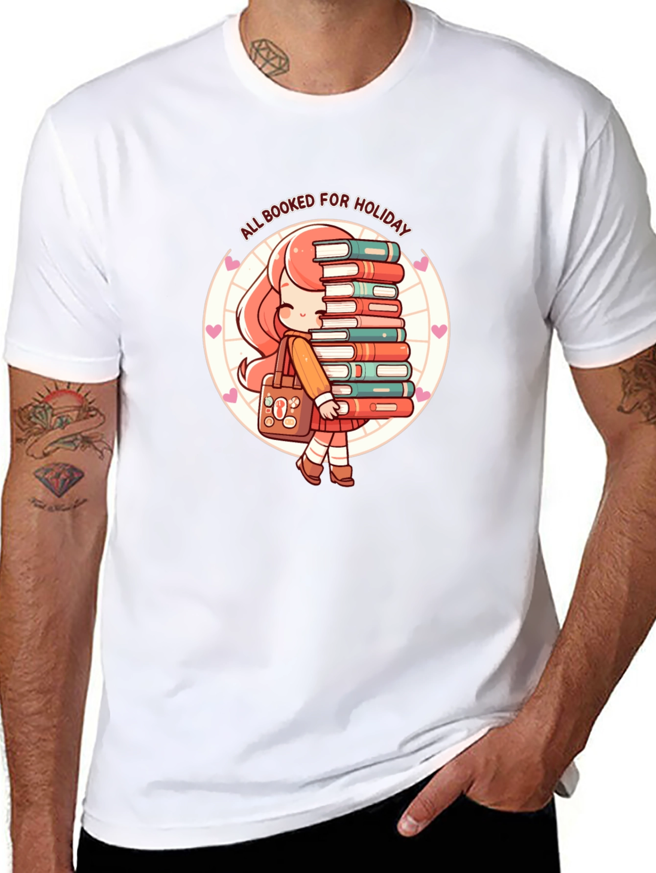 Booked for Holiday Graphic Tee