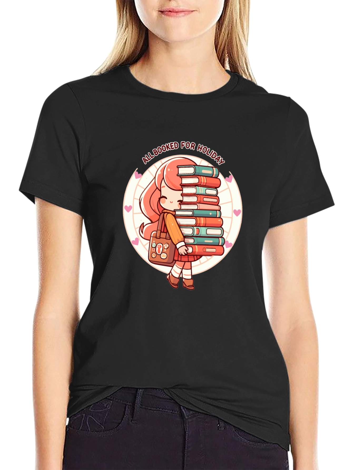 Booked for Holiday Graphic Tee