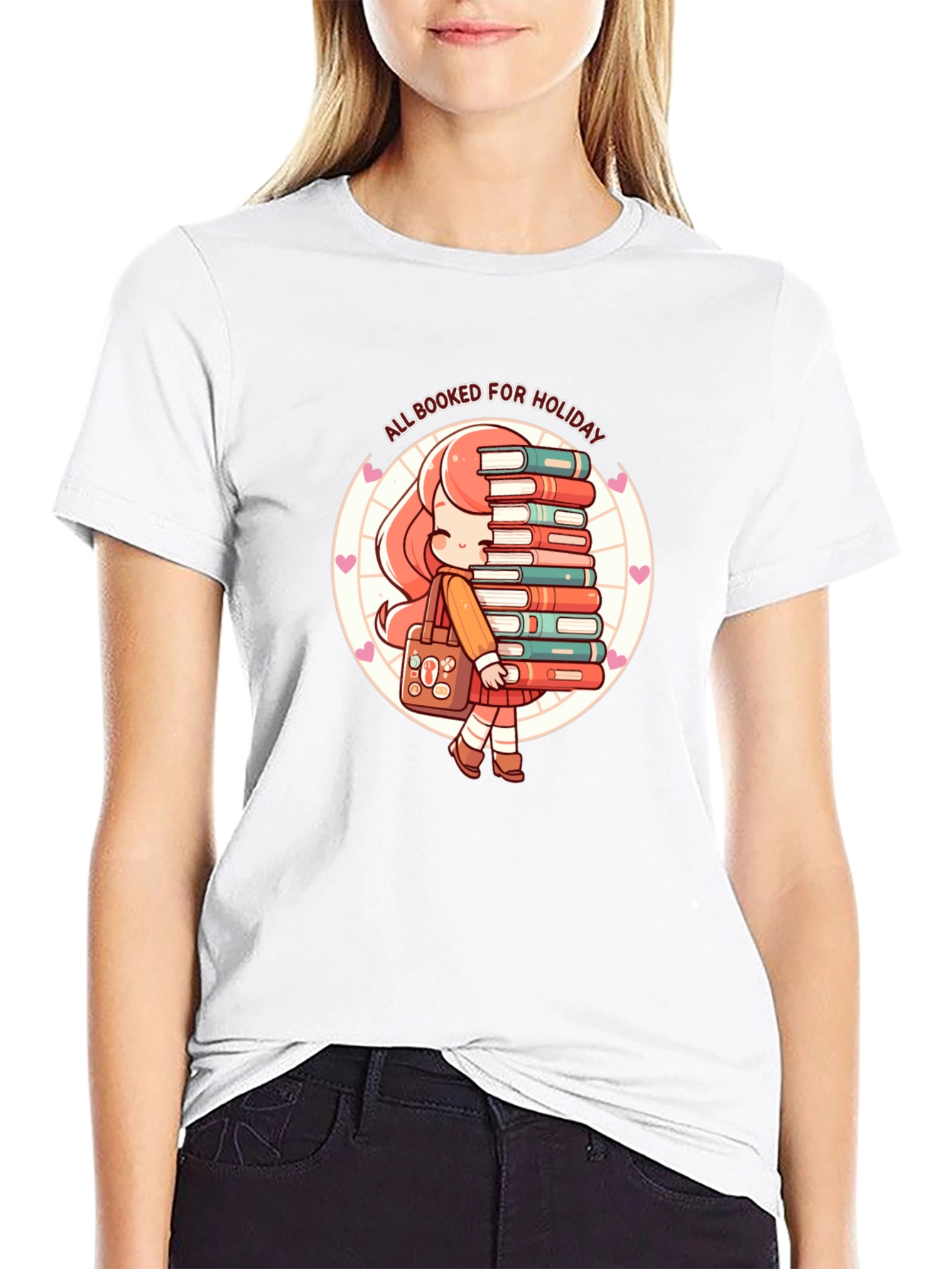 Booked for Holiday Graphic Tee
