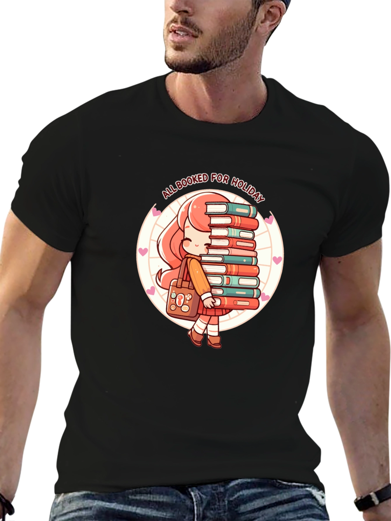 Booked for Holiday Graphic Tee