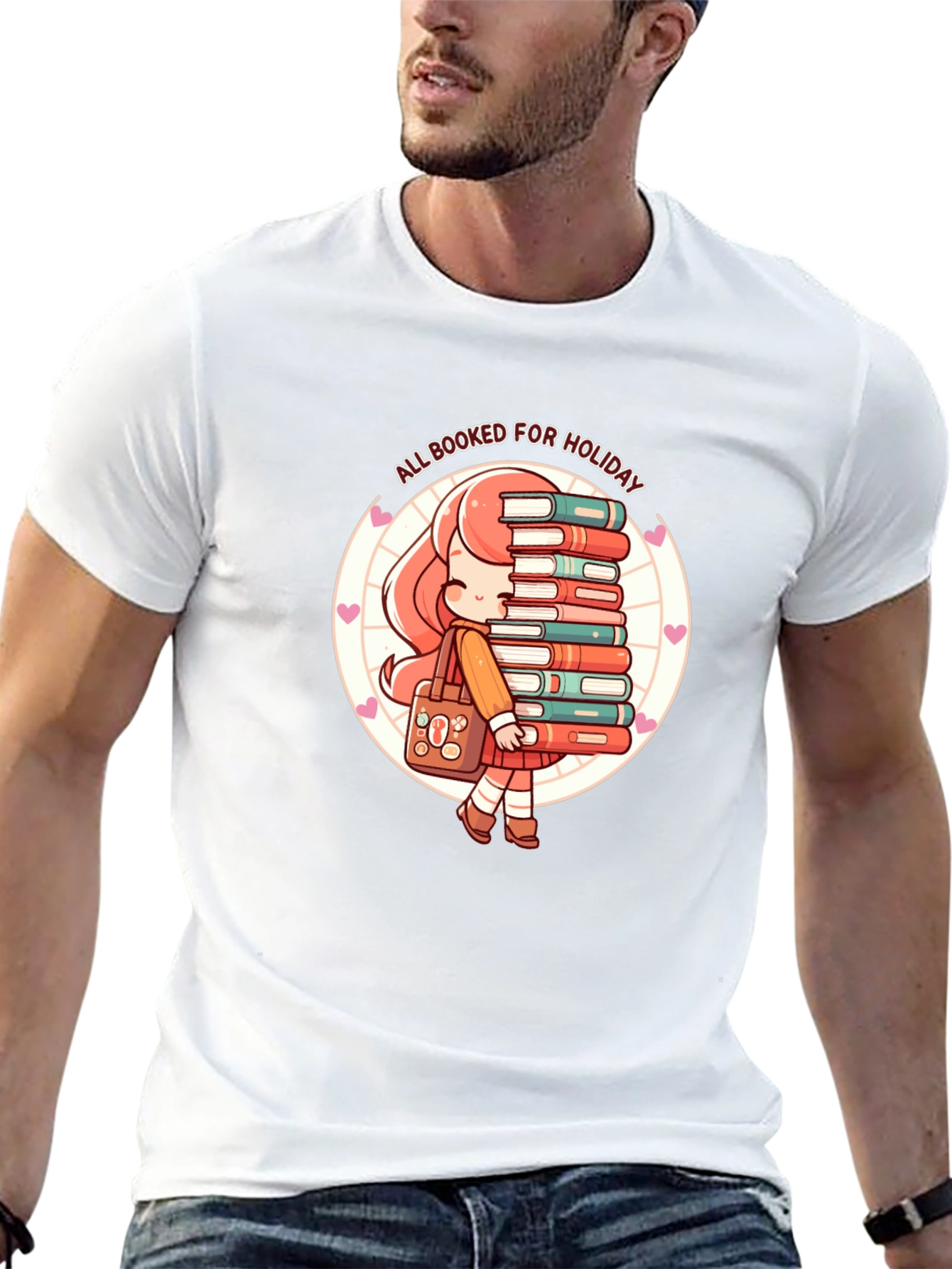 Booked for Holiday Graphic Tee