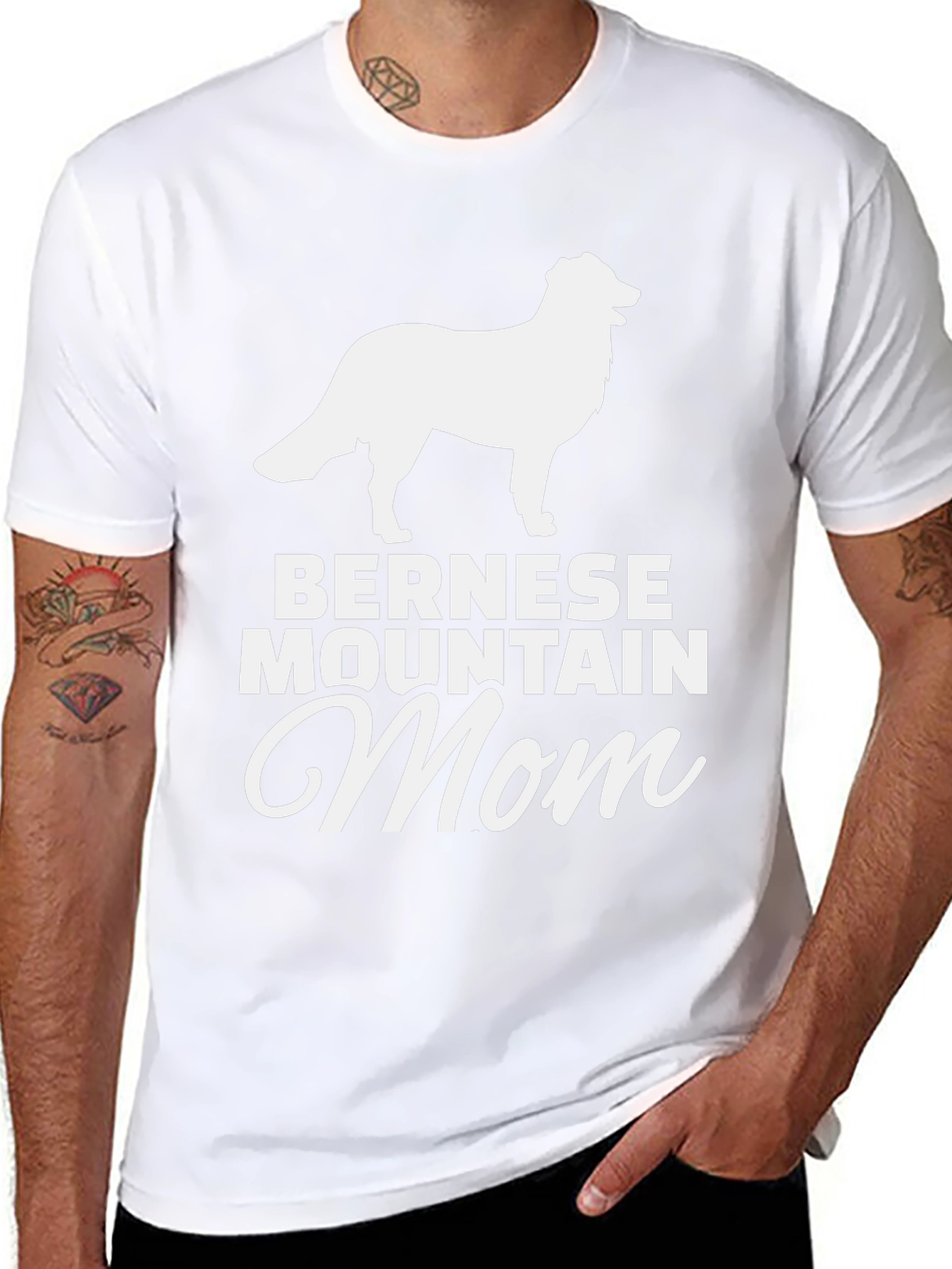 Bernese Mountain Dog Mom Graphic Tee