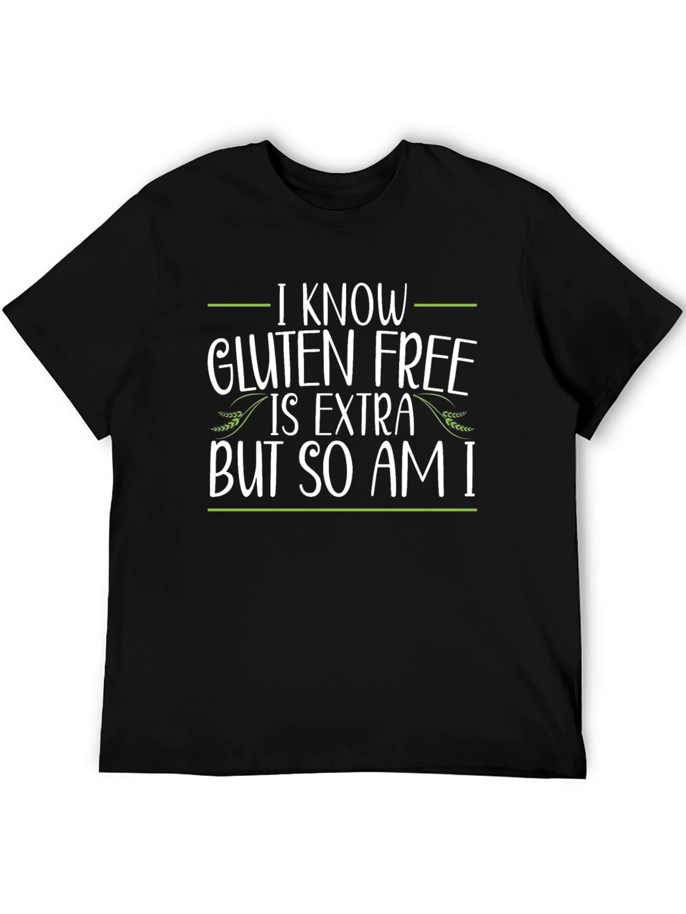 Gluten Free Extra T-Shirt Funny Graphic Tee