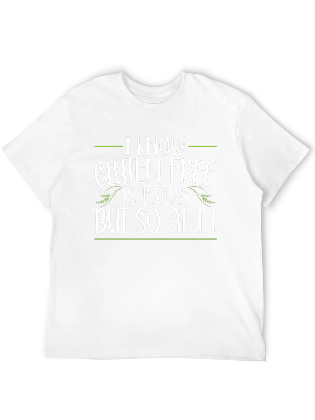 Gluten Free Extra T-Shirt Funny Graphic Tee