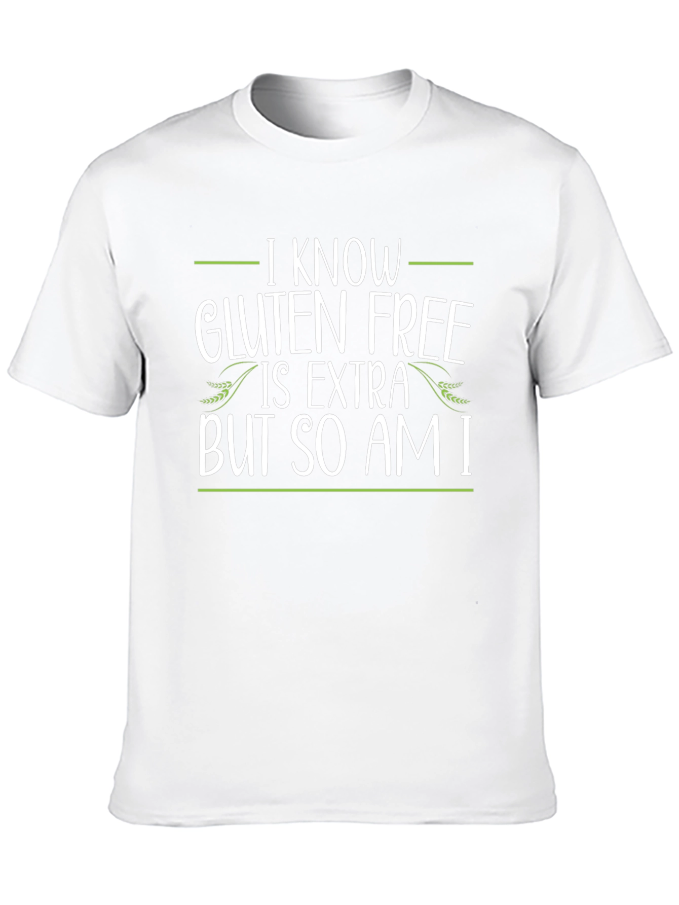 Gluten Free Extra T-Shirt Funny Graphic Tee