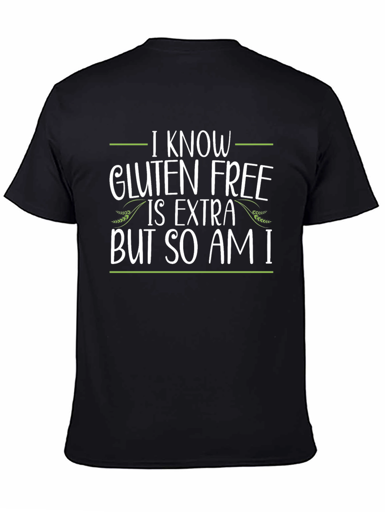 Gluten Free Extra T-Shirt Funny Graphic Tee