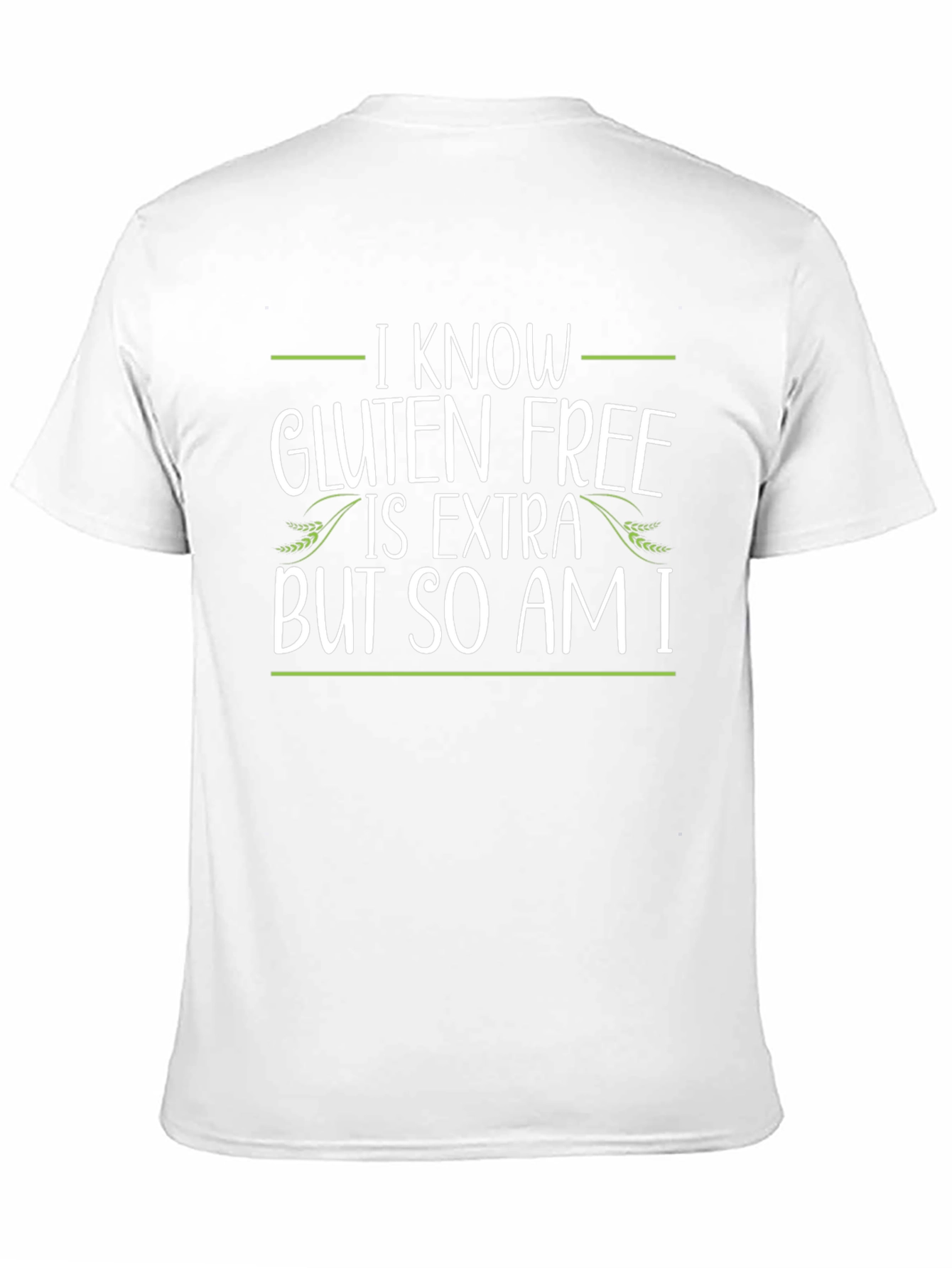 Gluten Free Extra T-Shirt Funny Graphic Tee