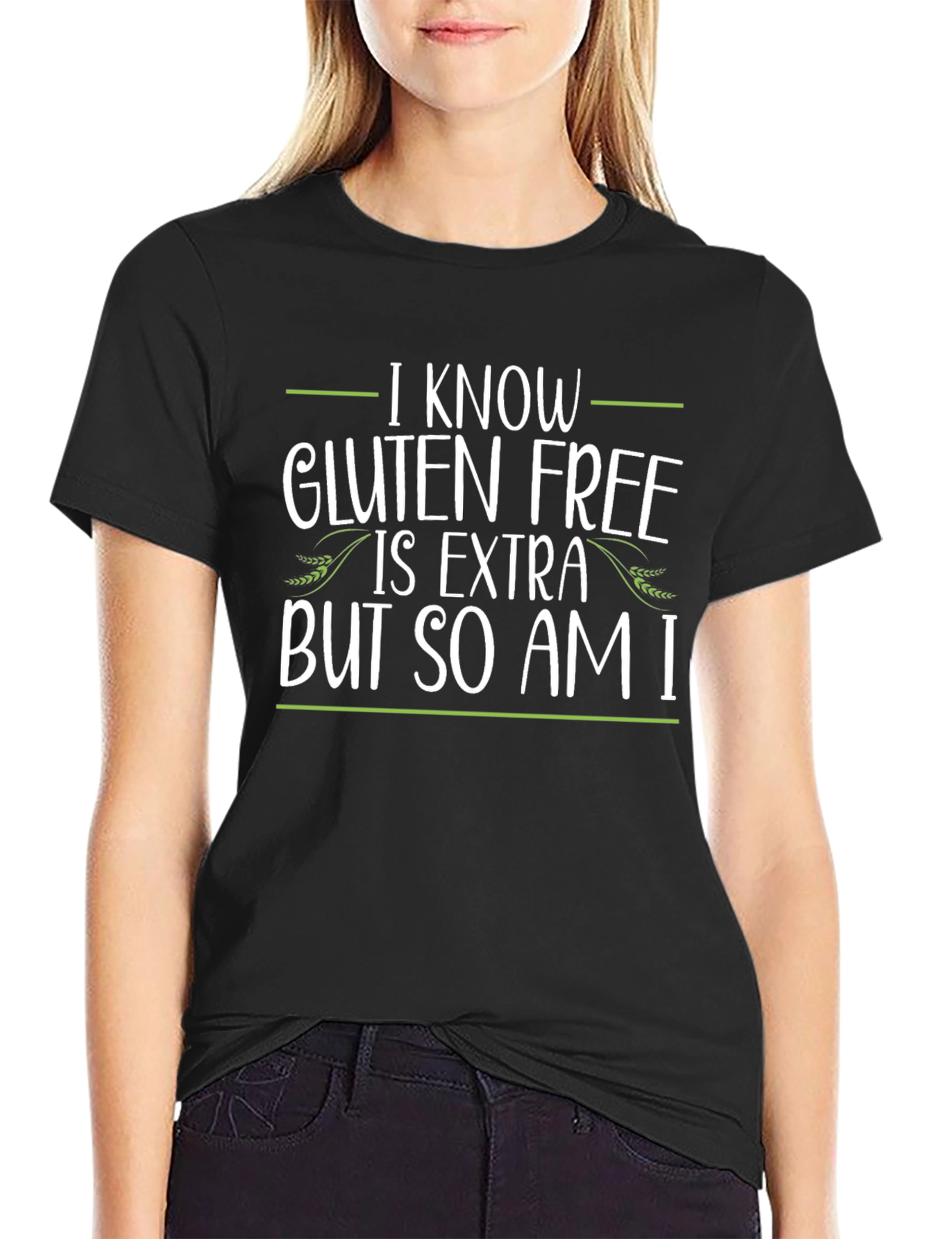 Gluten Free Extra T-Shirt Funny Graphic Tee