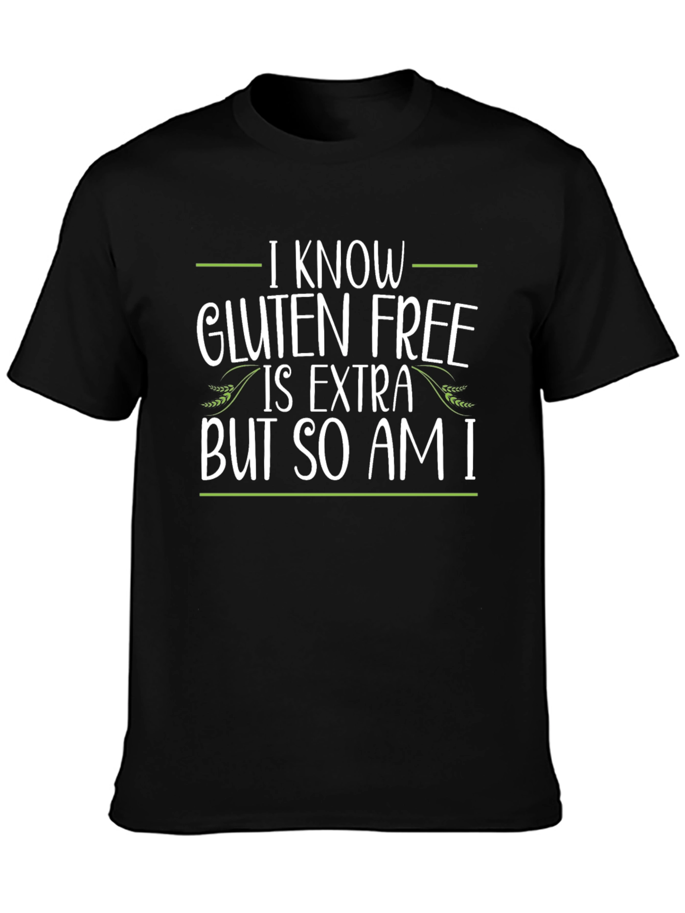 Gluten Free Extra T-Shirt Funny Graphic Tee