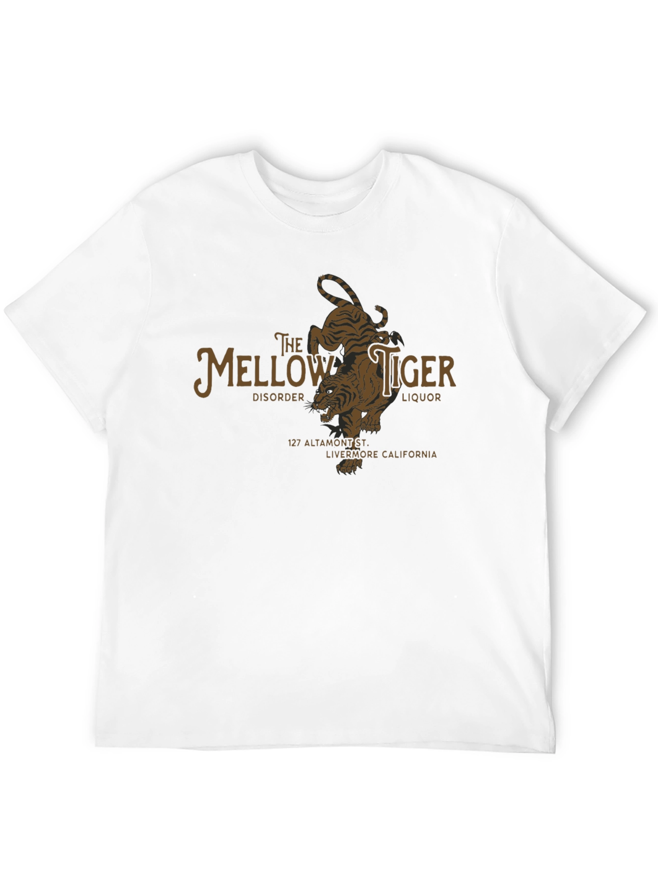The Mellow Tiger Black T-Shirt