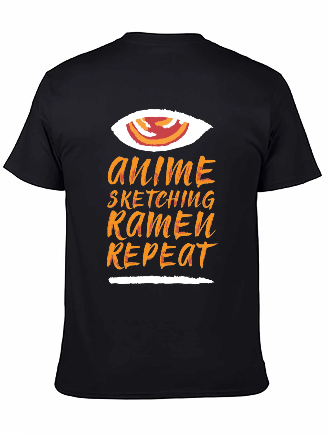 Anime Sketching Ramen Repeat Graphic Tee