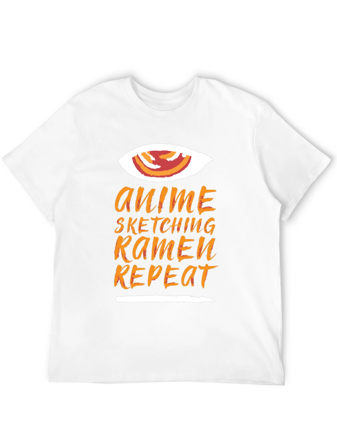 Anime Sketching Ramen Repeat Graphic Tee