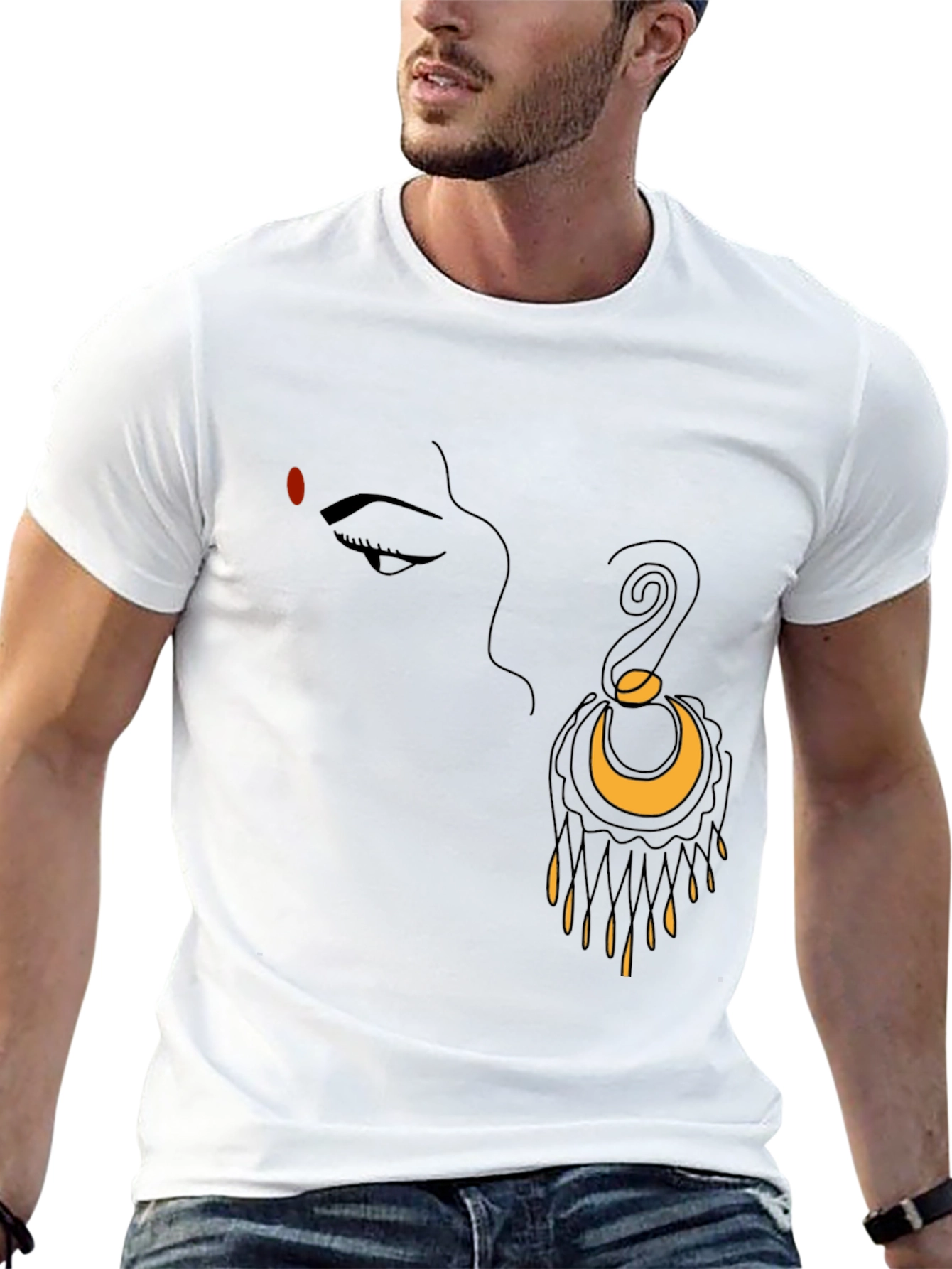 Elegant Graphic Tee - Goddess Inspired