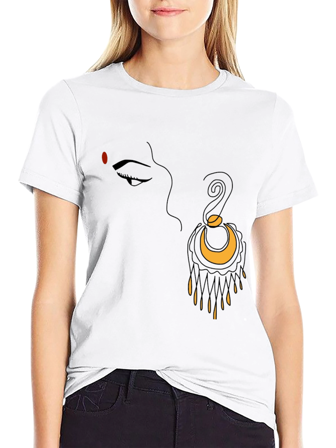 Elegant Graphic Tee - Goddess Inspired