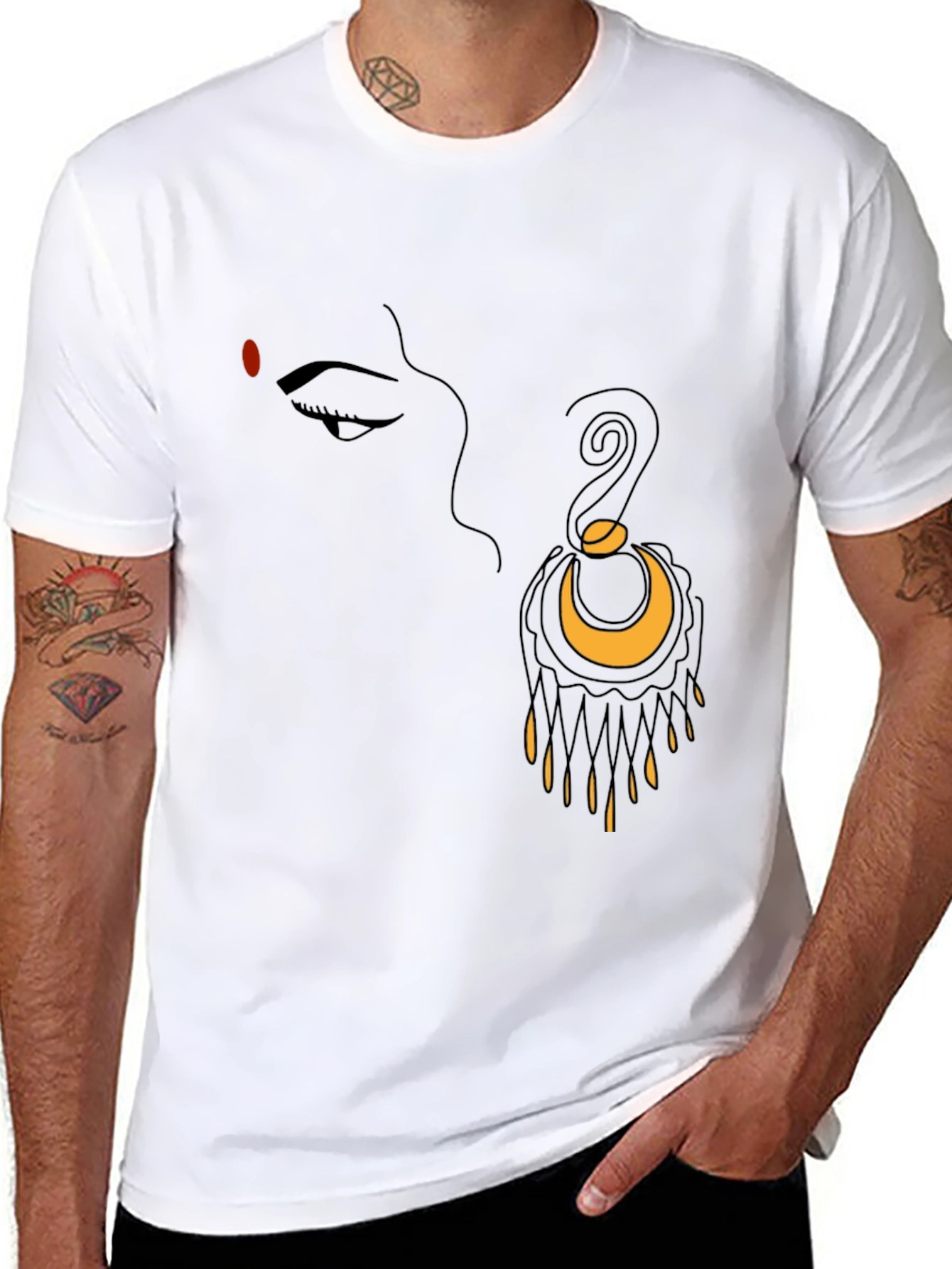 Elegant Graphic Tee - Goddess Inspired