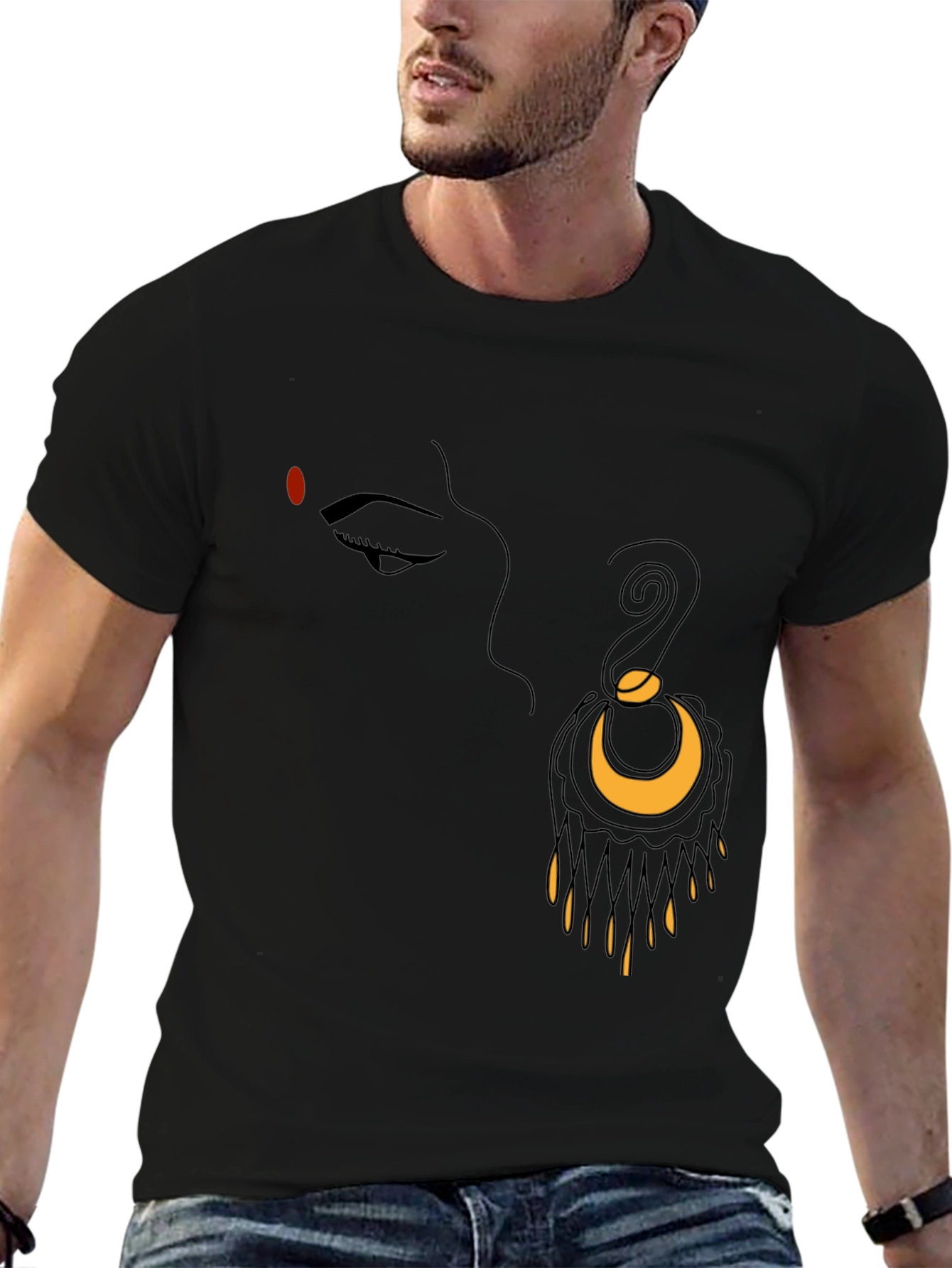 Elegant Graphic Tee - Goddess Inspired