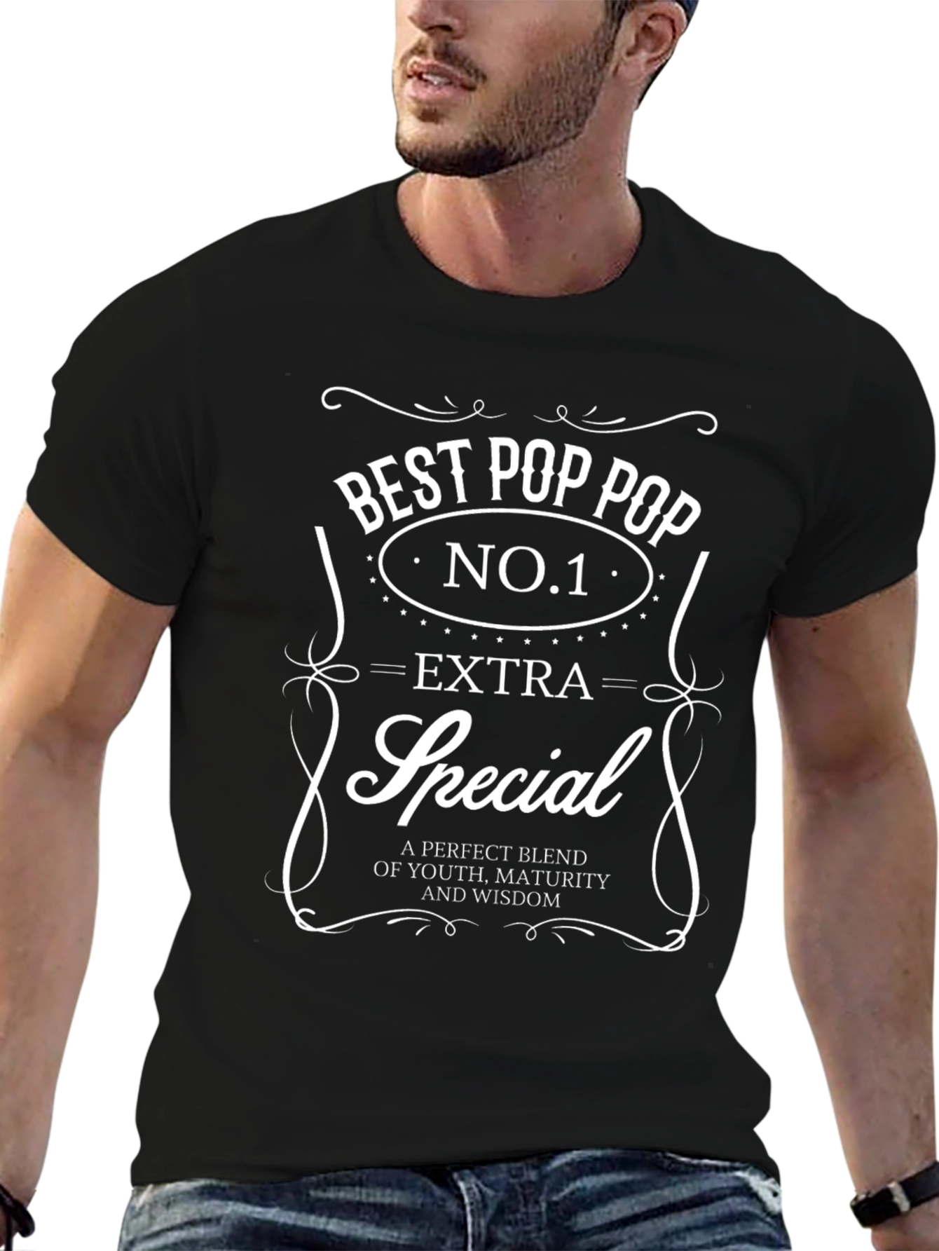 Best Pop Pop No.1 Special Graphic Tee