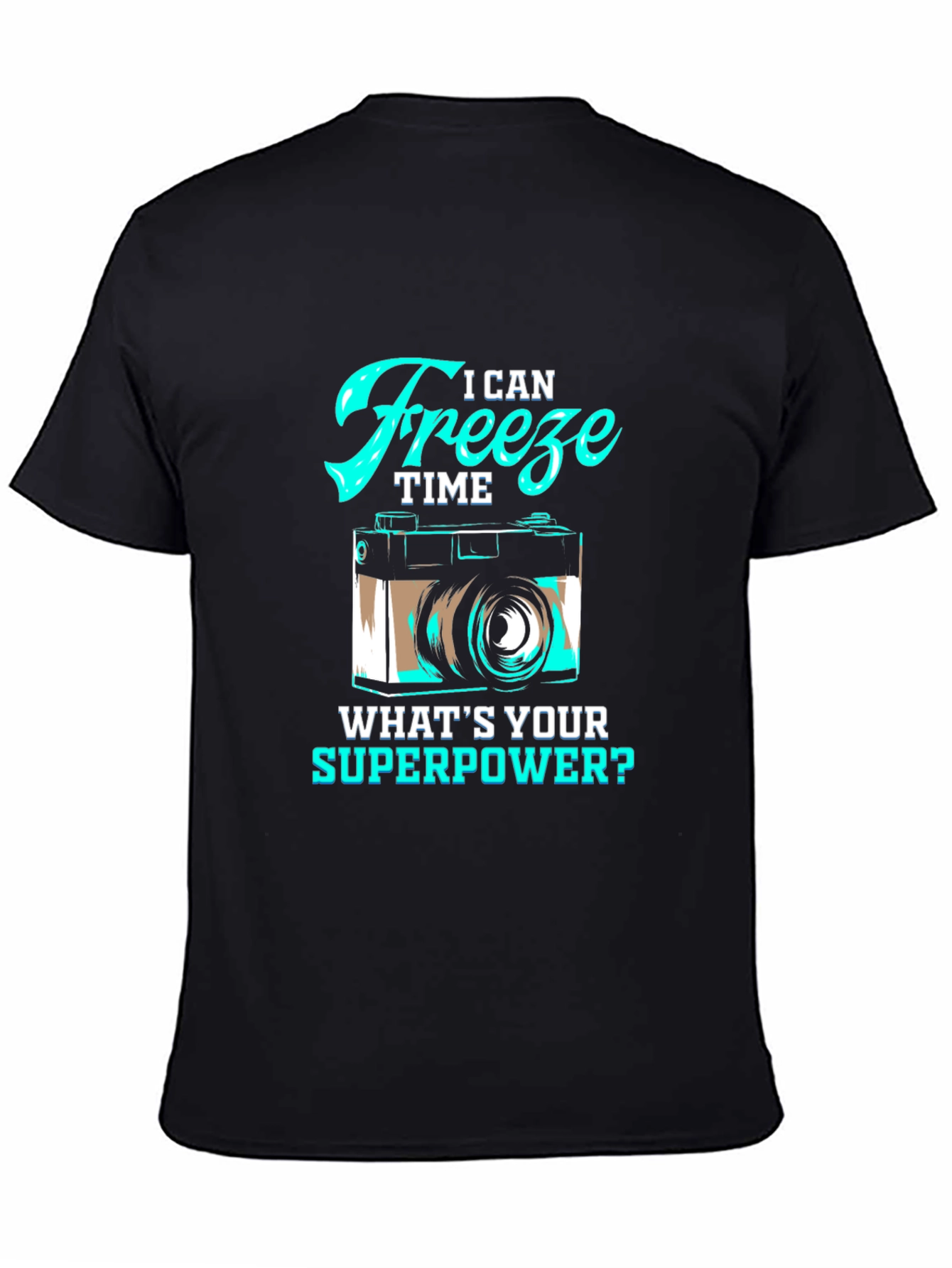 I Can Freeze Time Camera Graphic T-Shirt