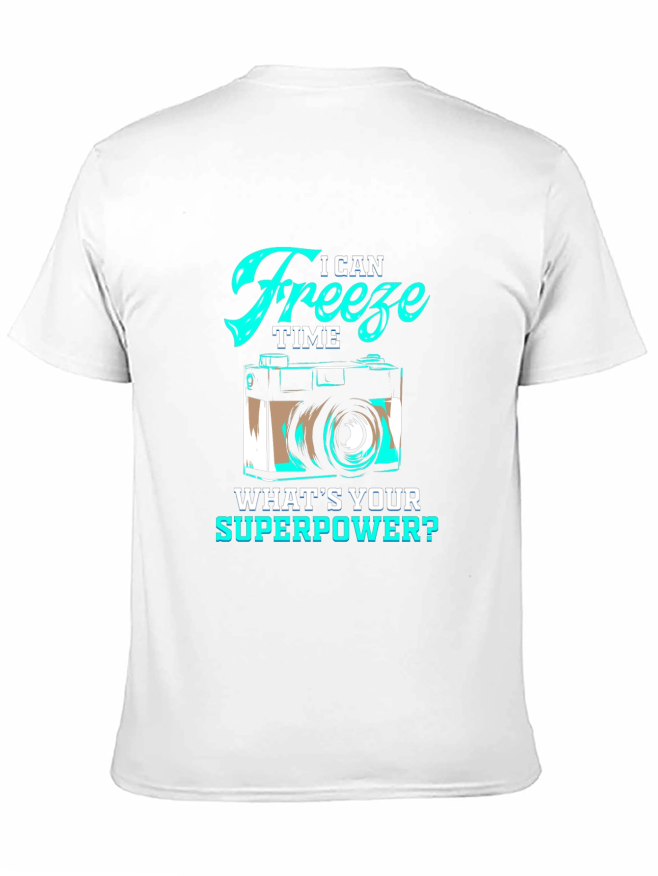 I Can Freeze Time Camera Graphic T-Shirt