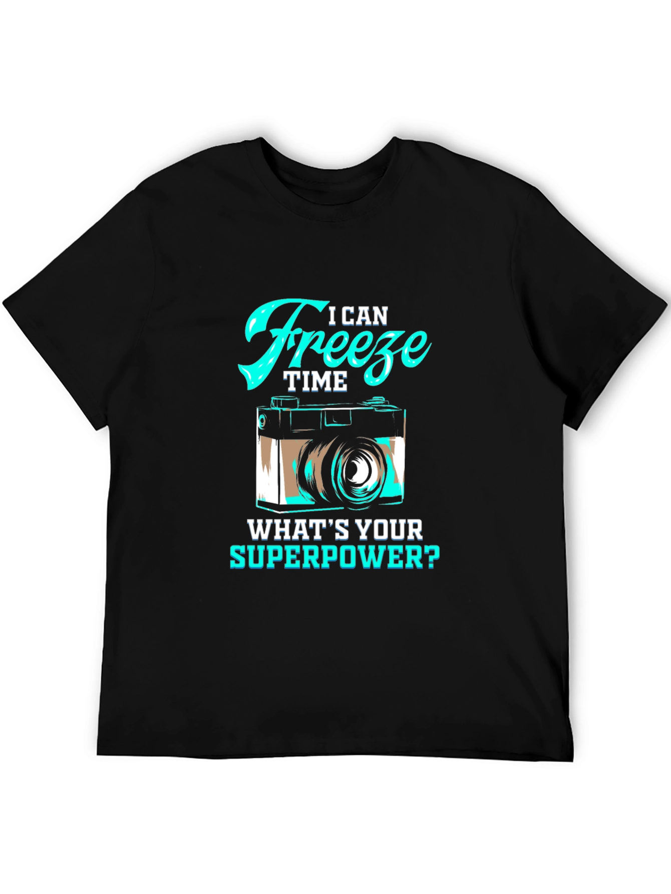 I Can Freeze Time Camera Graphic T-Shirt