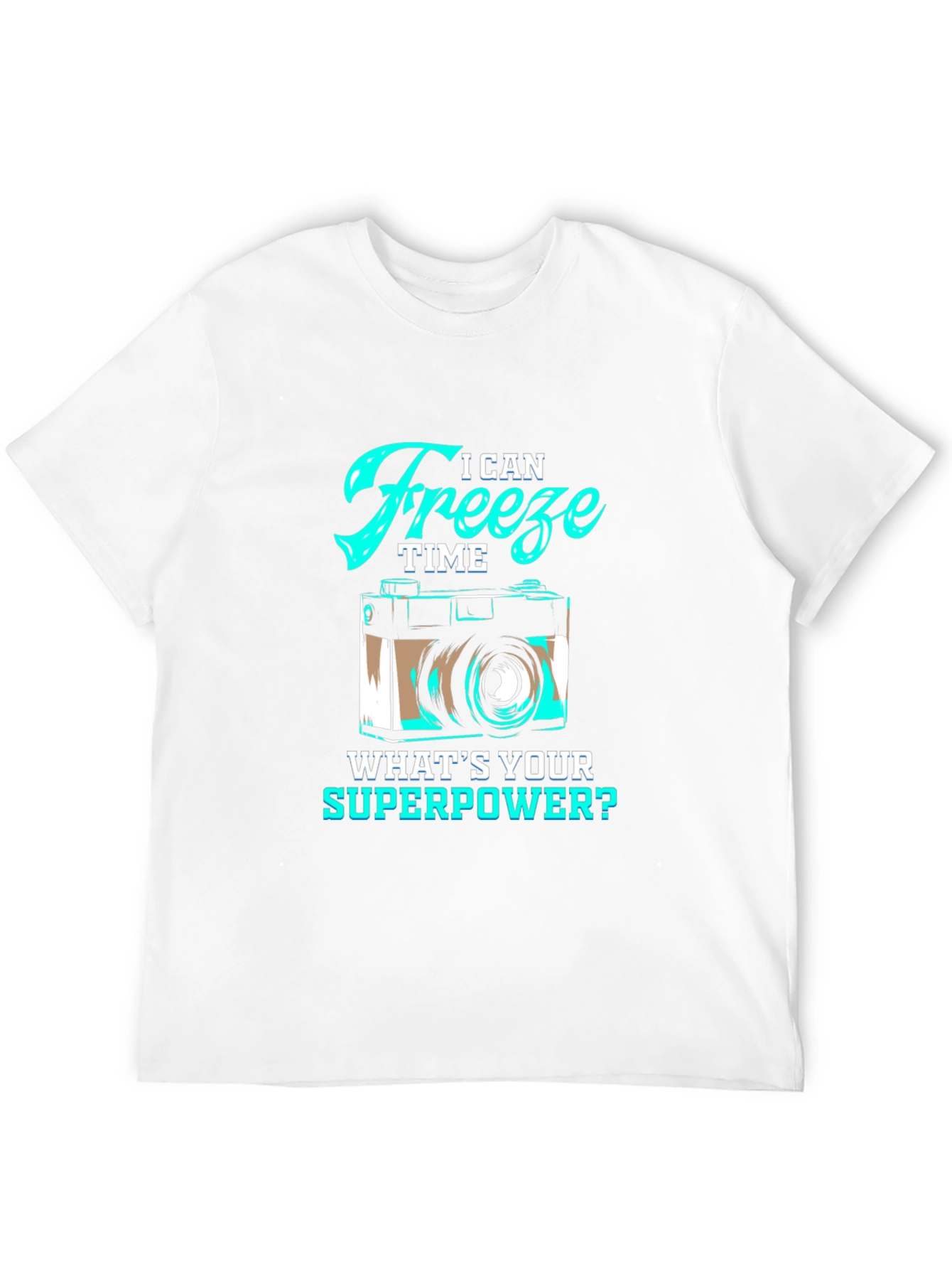 I Can Freeze Time Camera Graphic T-Shirt
