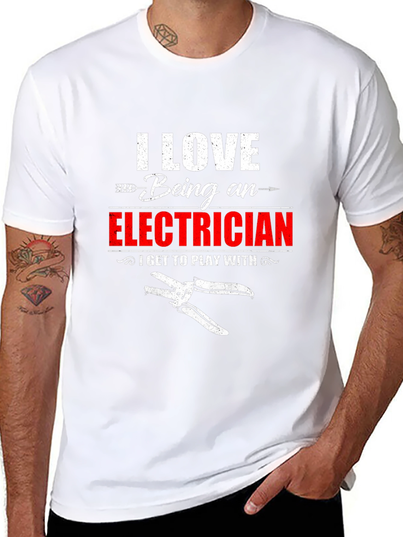 I Love Being an Electrician T-Shirt