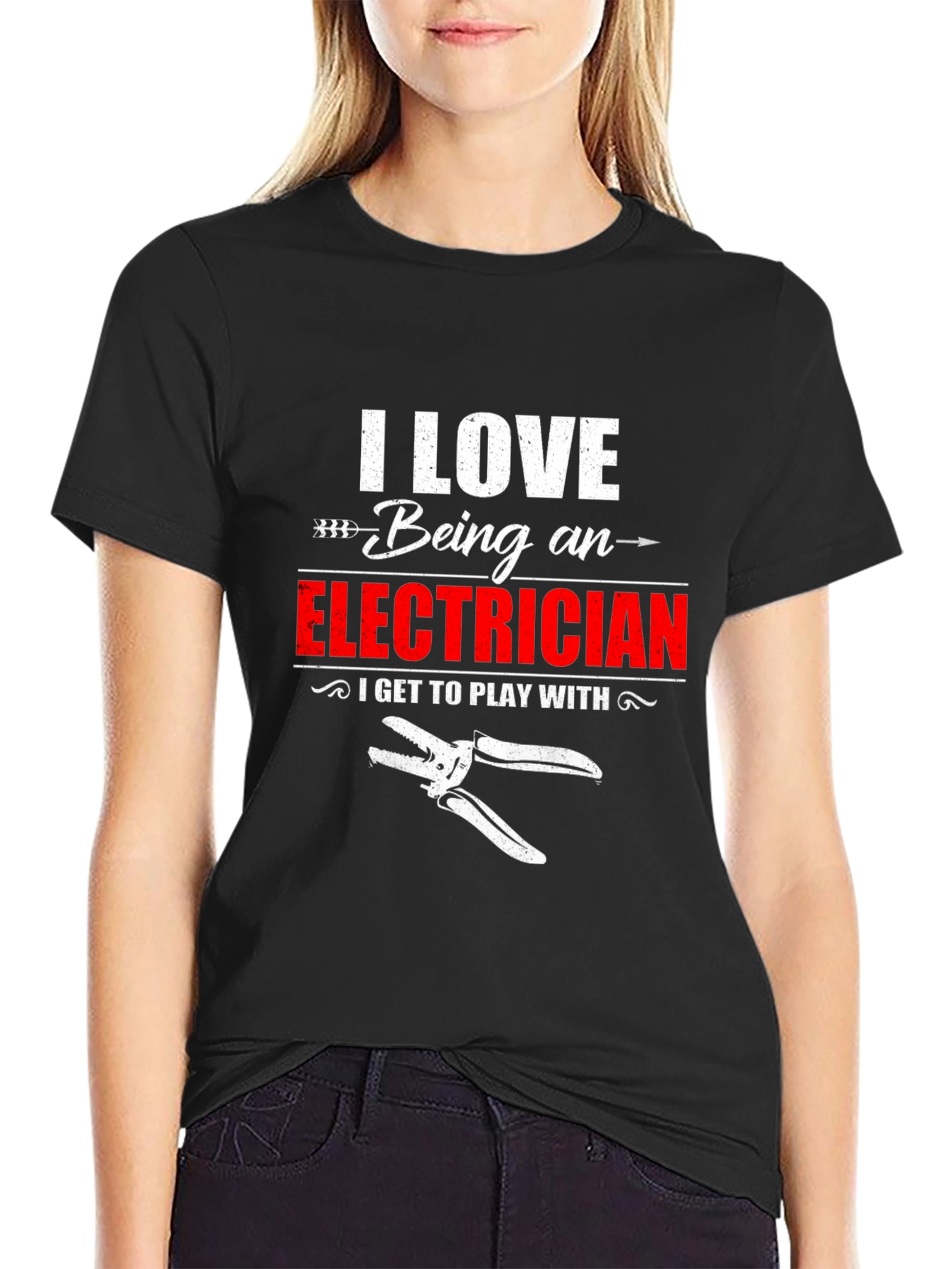 I Love Being an Electrician T-Shirt