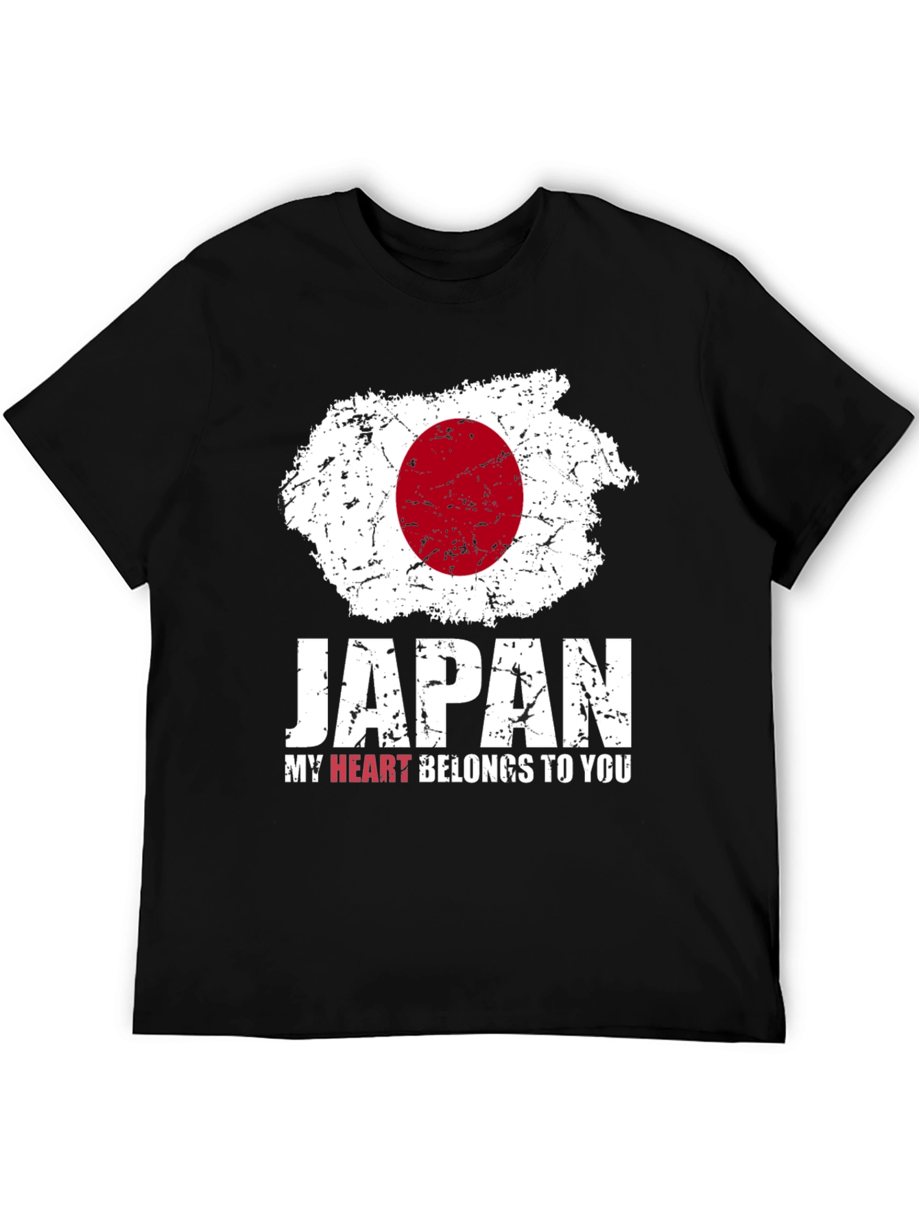 Japan Flag T-Shirt - My Heart Belongs to You
