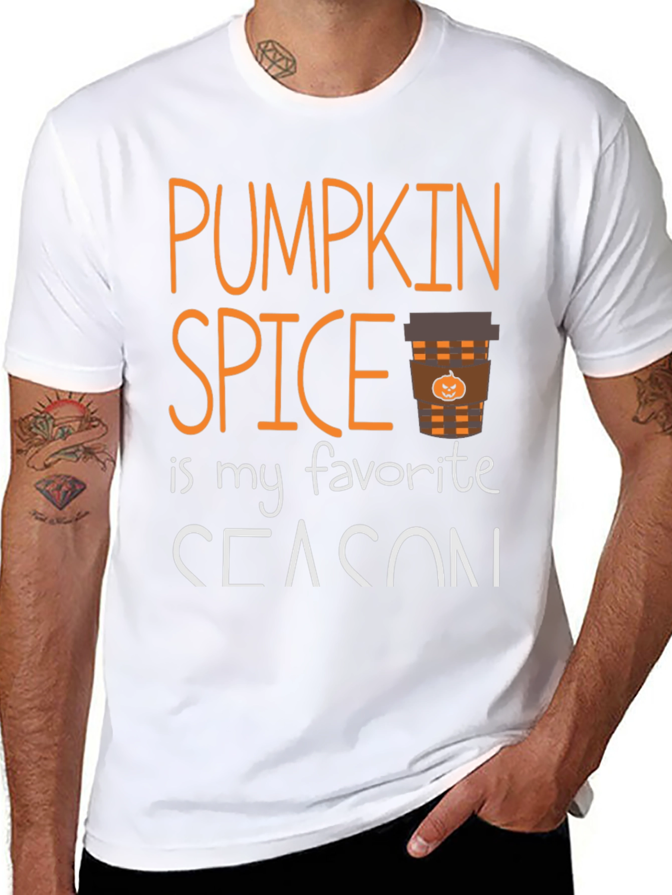Pumpkin Spice Season Graphic T-Shirt