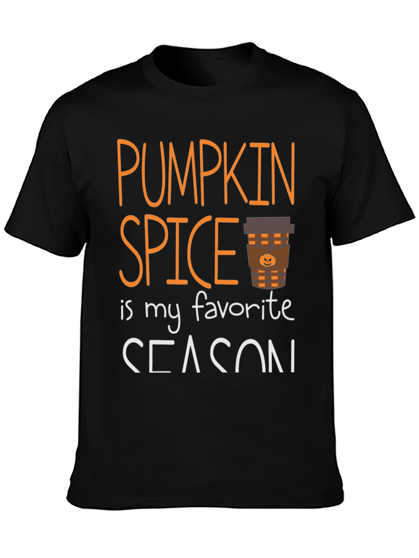 Pumpkin Spice Season Graphic T-Shirt